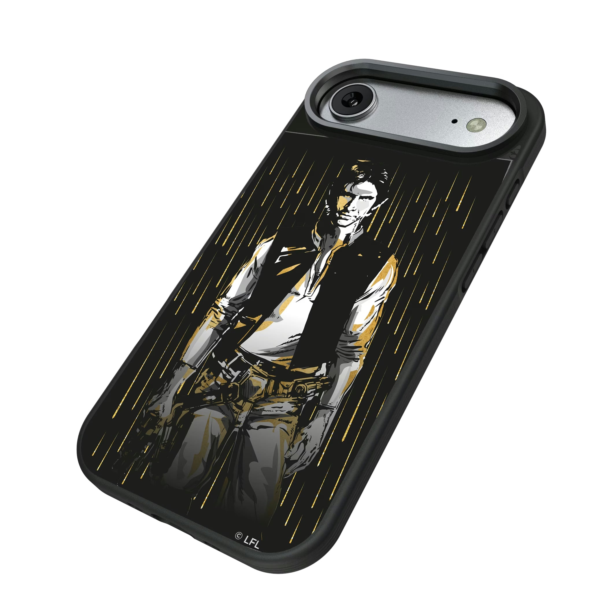 Star Wars Han Solo Portrait iPhone Bump Phone Case for Apple iPhone - Isometric View#Device_iPhone Air