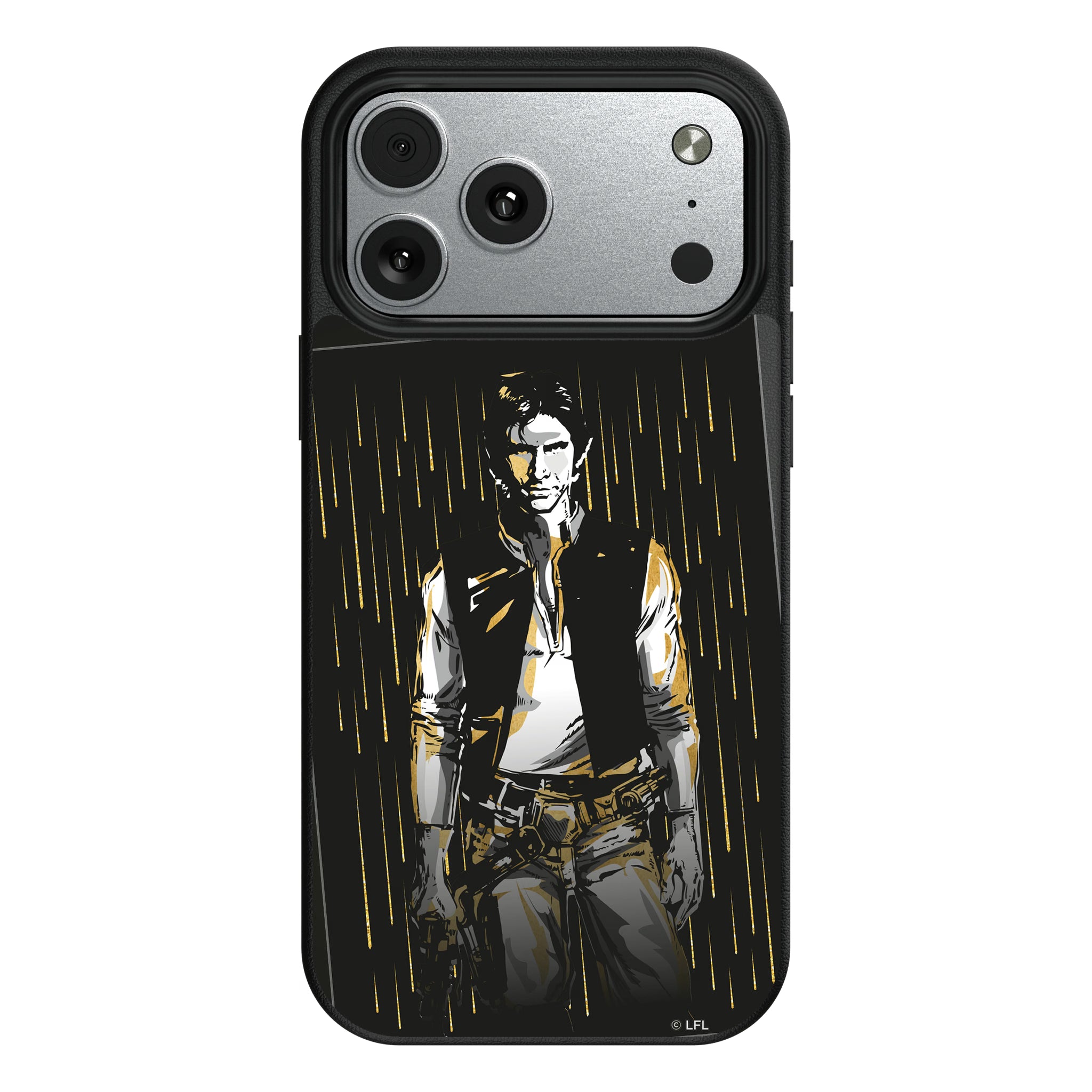 Star Wars Han Solo Portrait iPhone MagSafe Compatible Phone Case for Apple iPhone#Device_iPhone 17 Pro Max