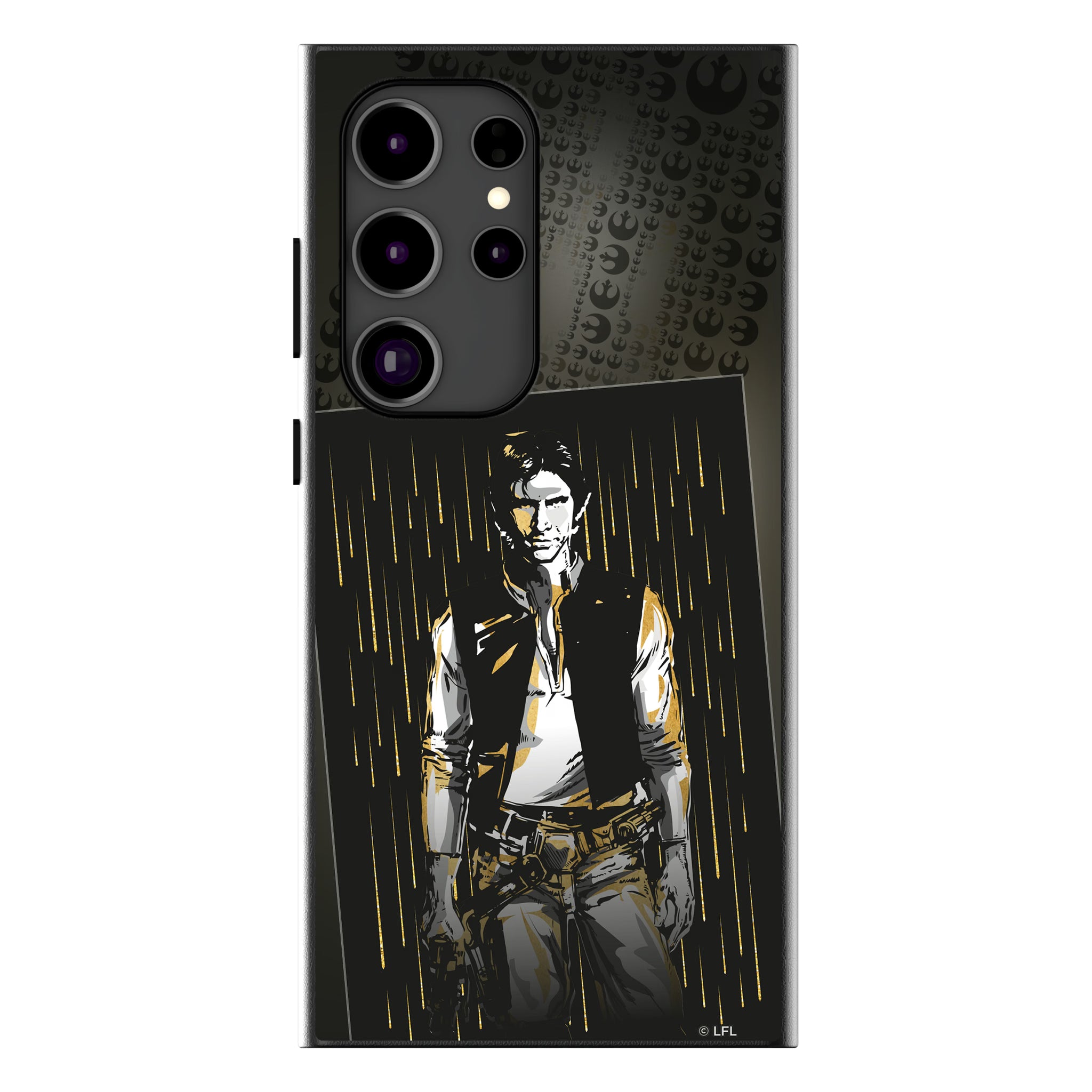 Star Wars Han Solo Portrait Galaxy MagSafe Compatible Phone Case for Samsung Galaxy