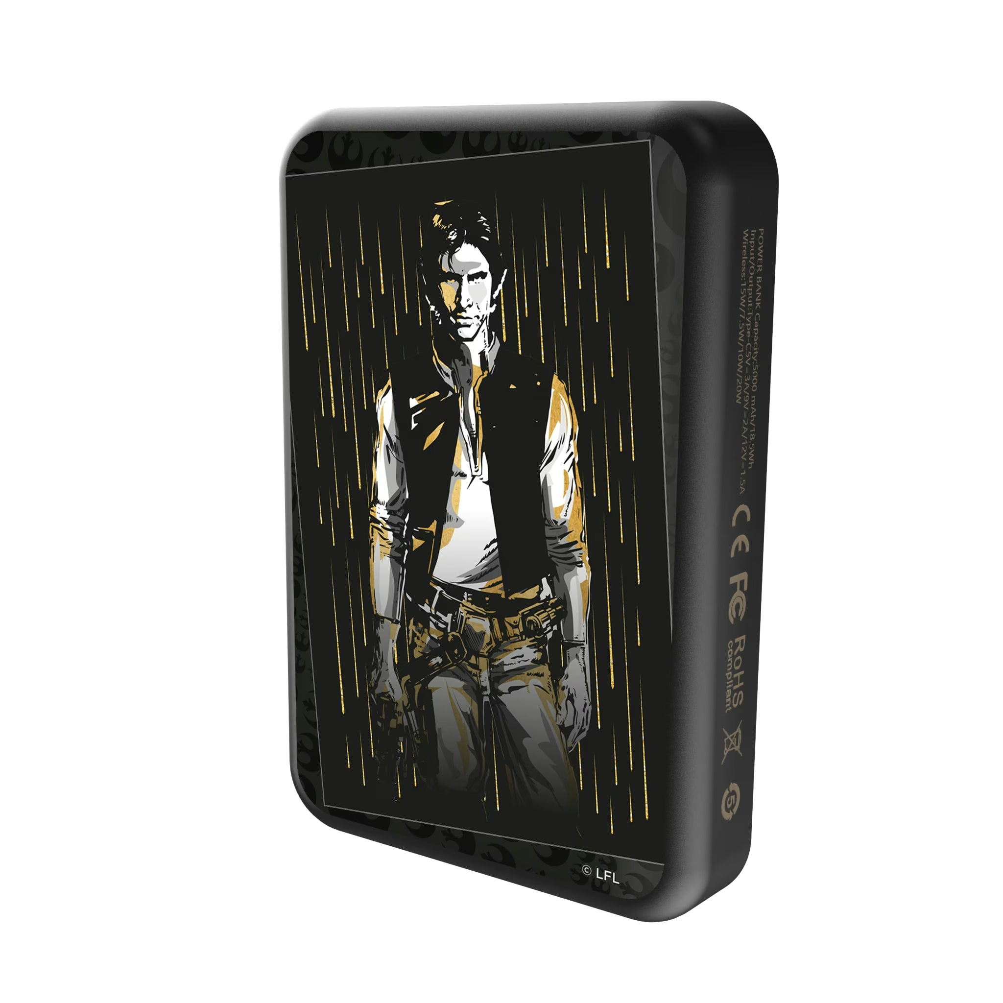 Star Wars Han Solo Portrait Wireless Mag Power Bank