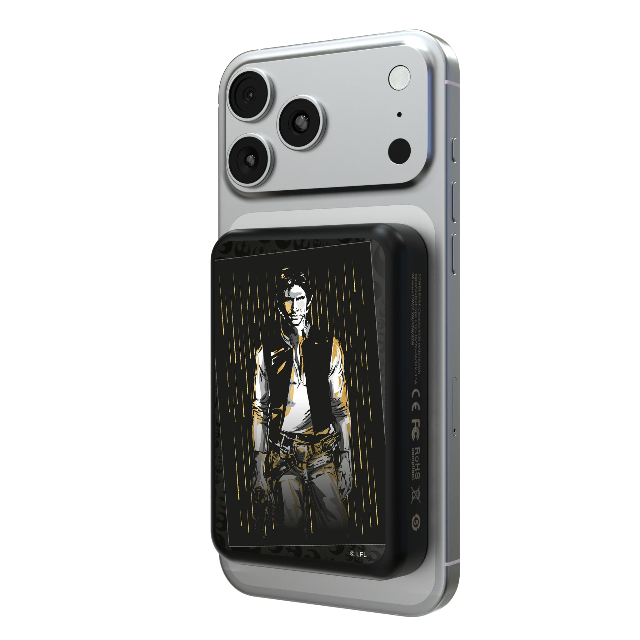 Star Wars Han Solo Portrait Wireless Mag Power Bank