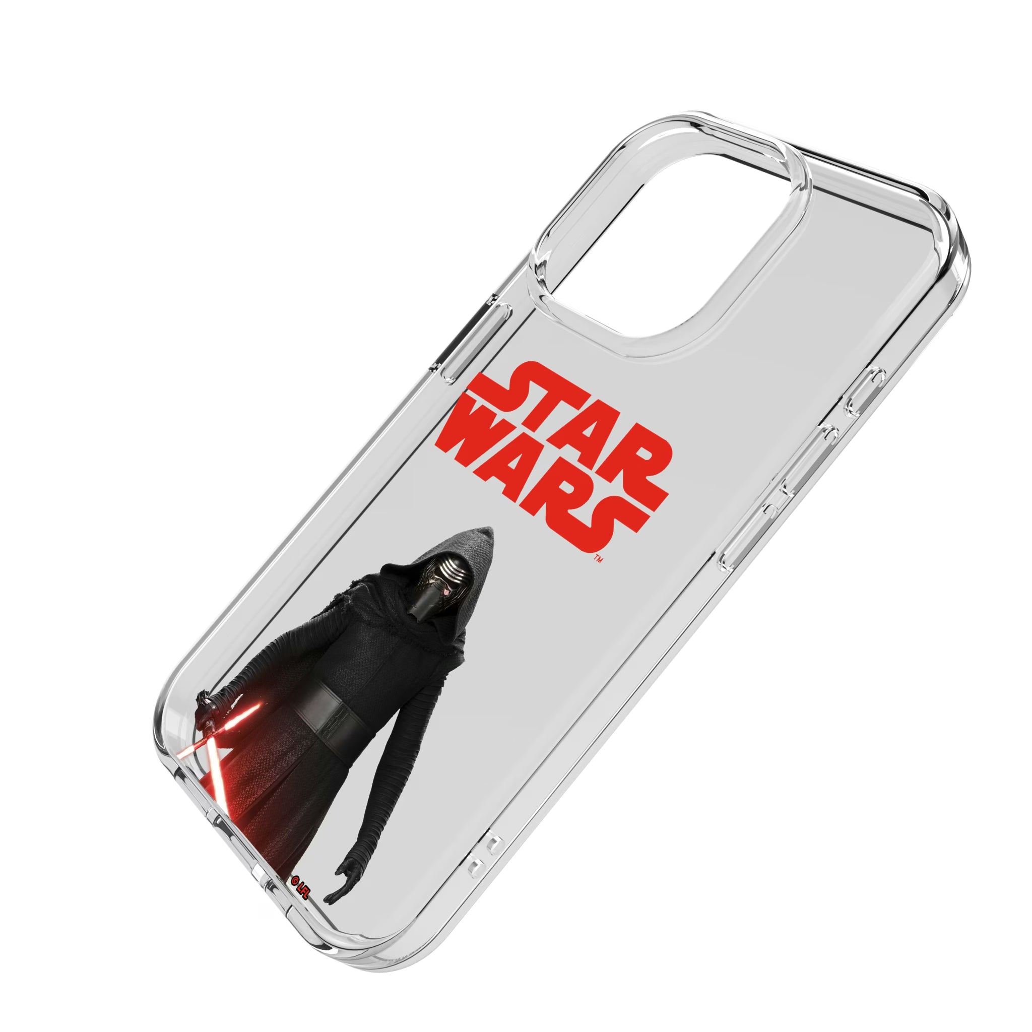 Star Wars Kylo Ren Color Block iPhone Clear Phone Case for Apple iPhone - Isometric View