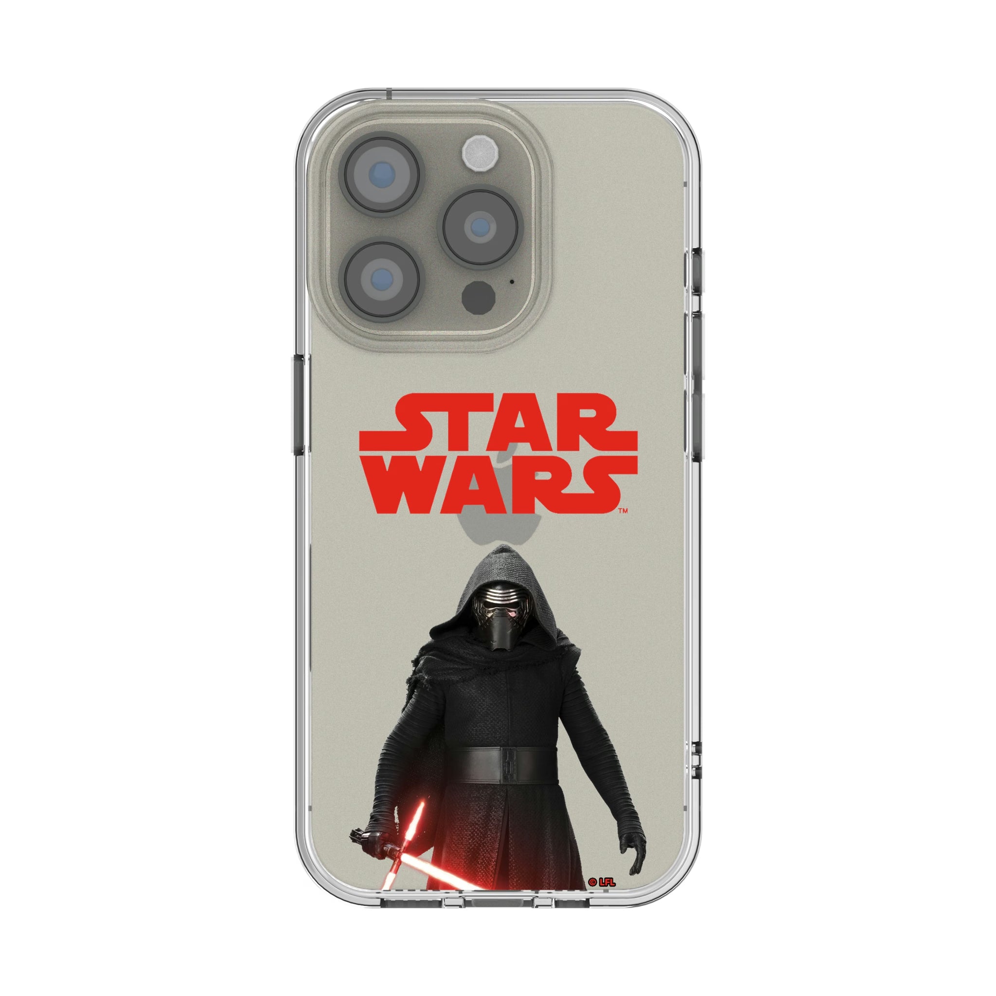 Star Wars Kylo Ren Color Block iPhone Clear Phone Case for Apple iPhone