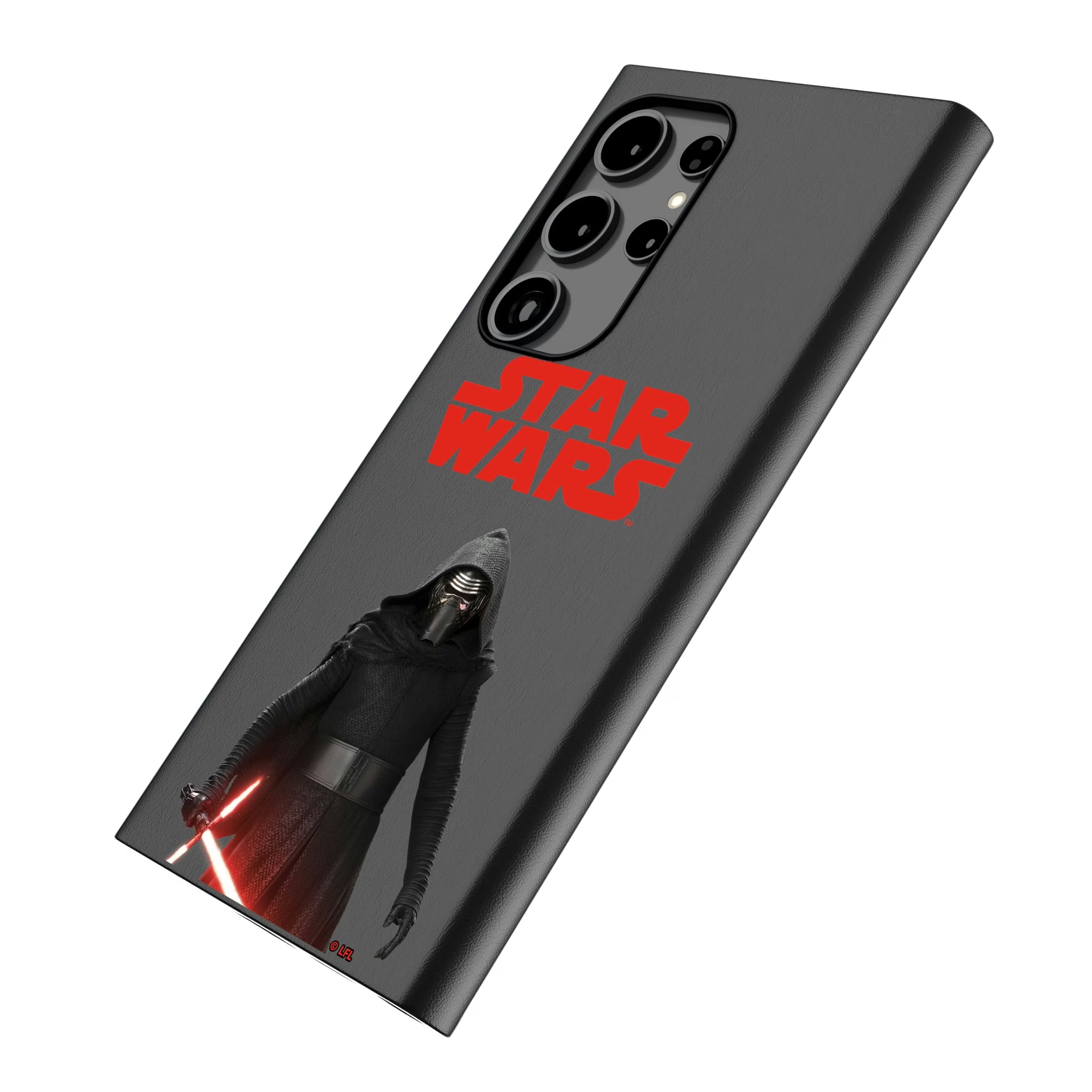 Star Wars Kylo Ren Color Block Galaxy MagSafe Compatible Phone Case for Samsung Galaxy - Isometric View