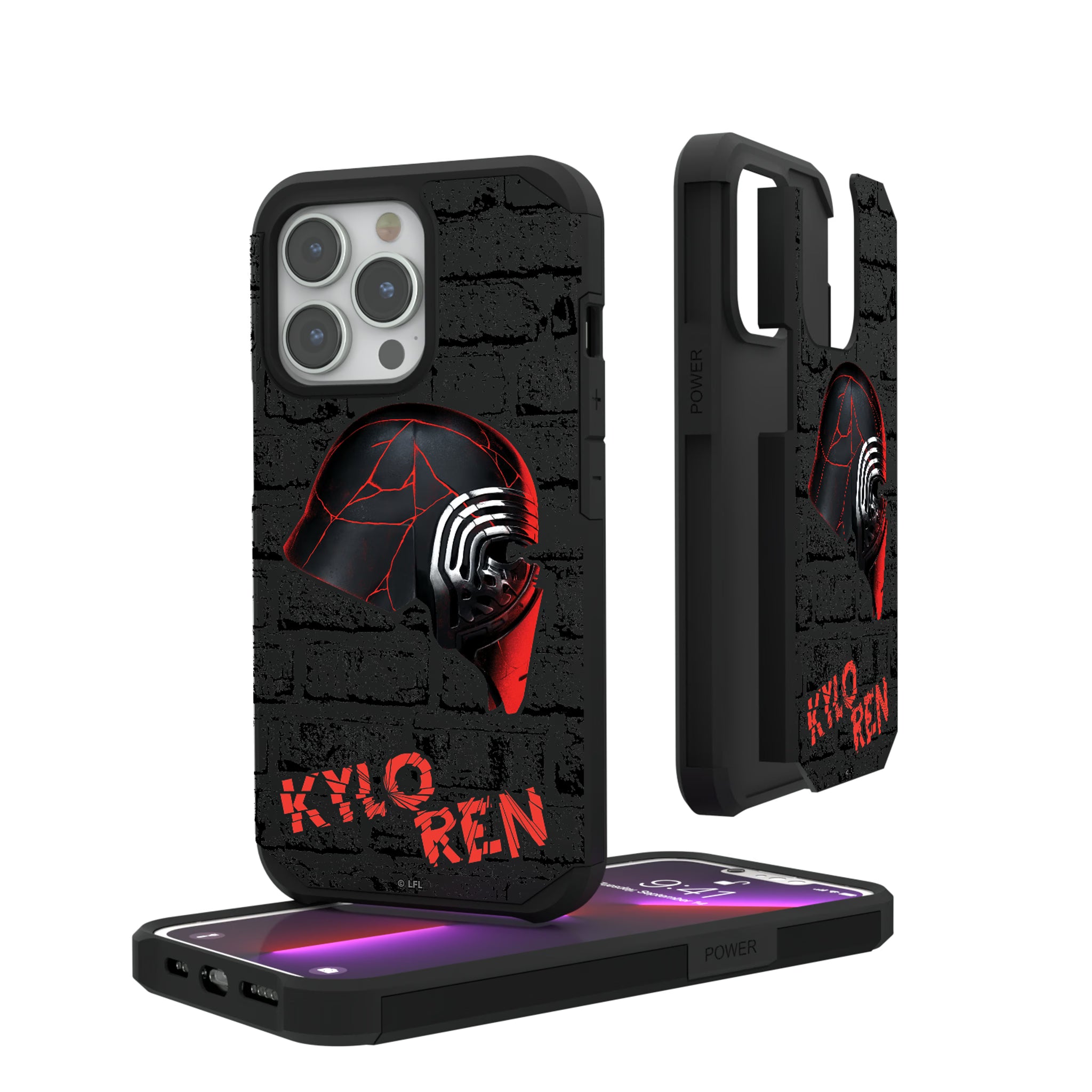 Star Wars Kylo Ren Iconic iPhone Rugged Phone Case for Apple iPhone#Device_iPhone 13 Pro