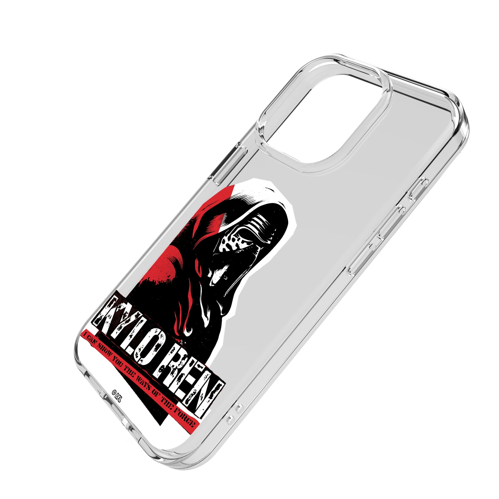 Star Wars Kylo Ren Ransom iPhone Clear Phone Case for Apple iPhone - Isometric View