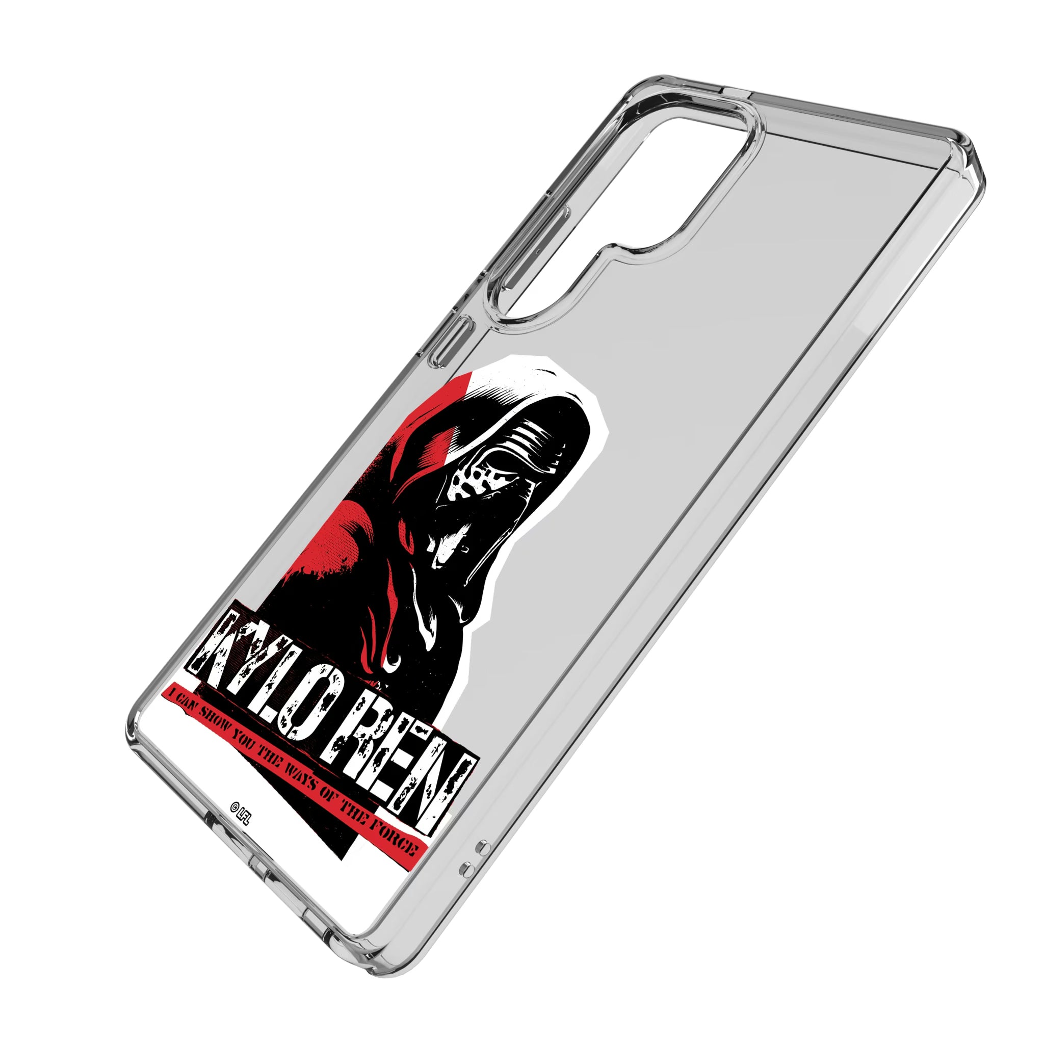 Star Wars Kylo Ren Ransom Galaxy Clear Phone Case for Samsung Galaxy - Isometric View