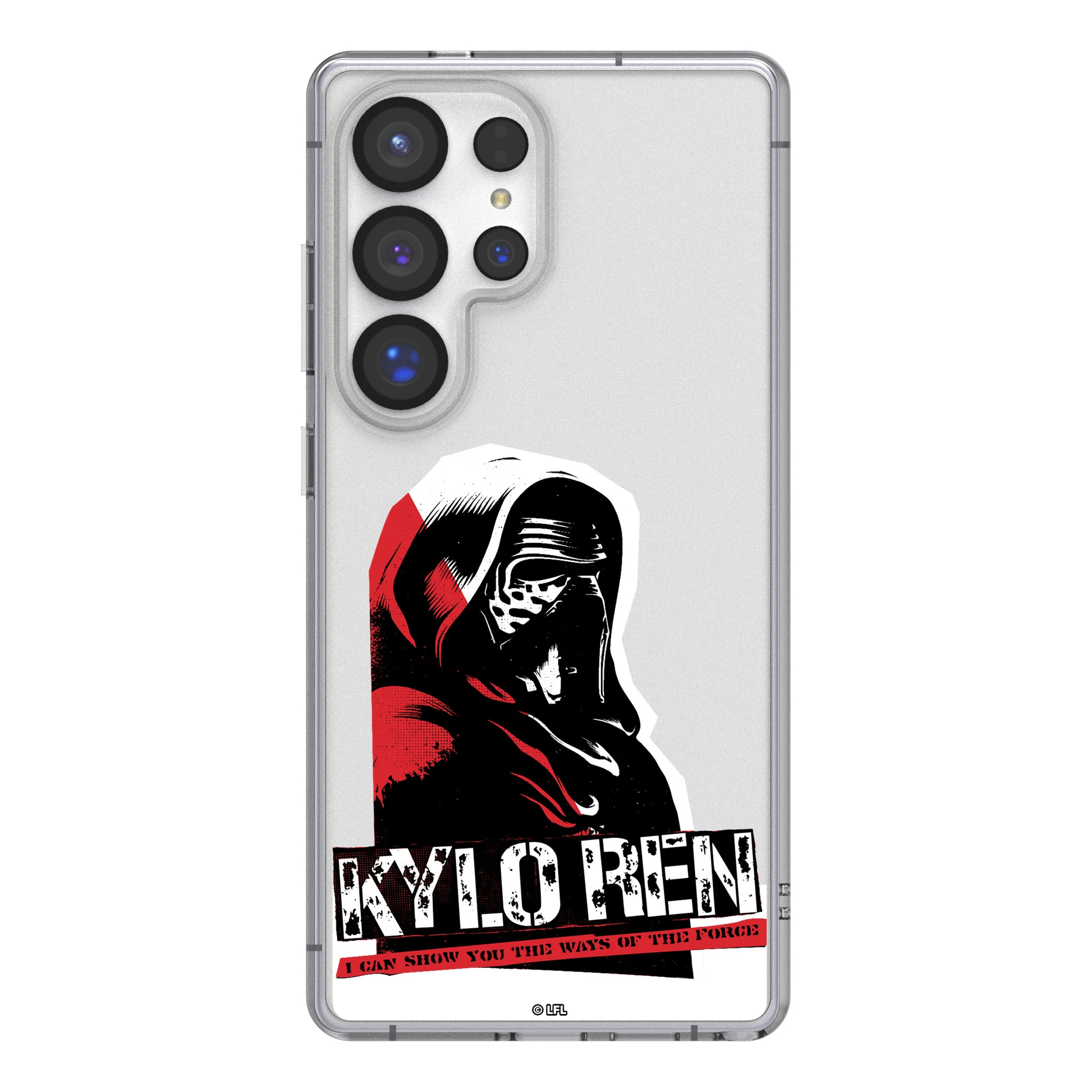 Star Wars Kylo Ren Ransom Galaxy Clear Phone Case for Samsung Galaxy