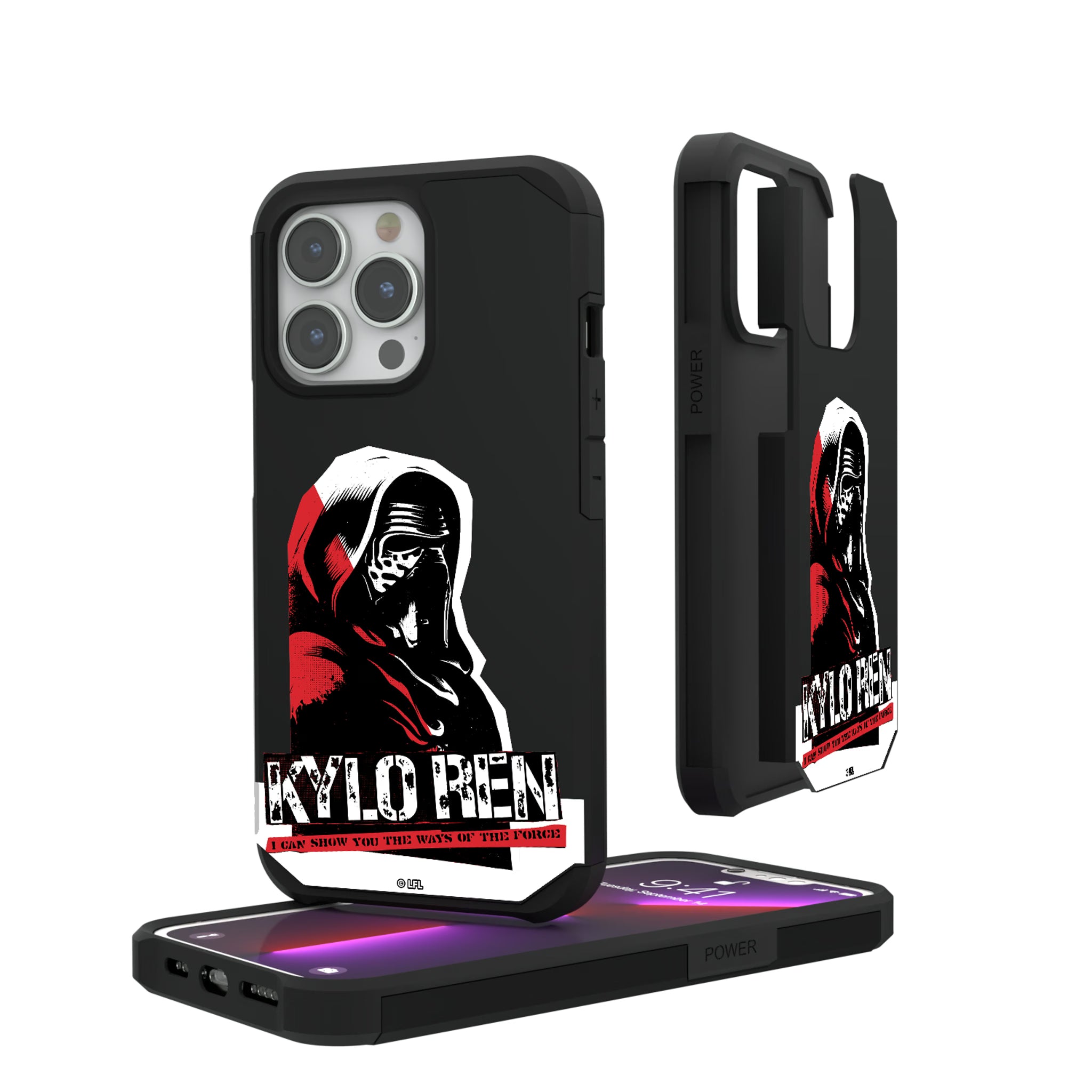 Star Wars Kylo Ren Ransom iPhone Rugged Phone Case for Apple iPhone#Device_iPhone 13 Pro