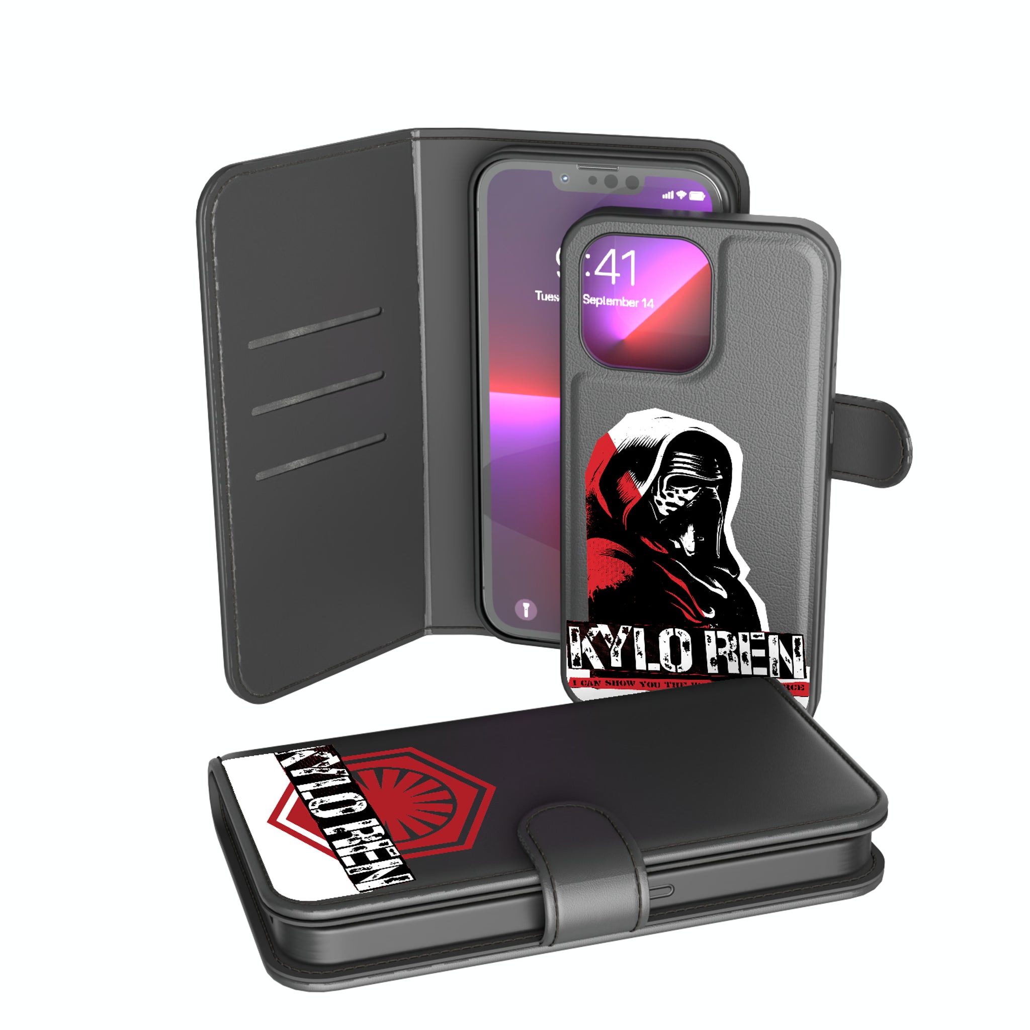 Star Wars Kylo Ren Ransom iPhone Wallet Phone Case for Apple iPhone