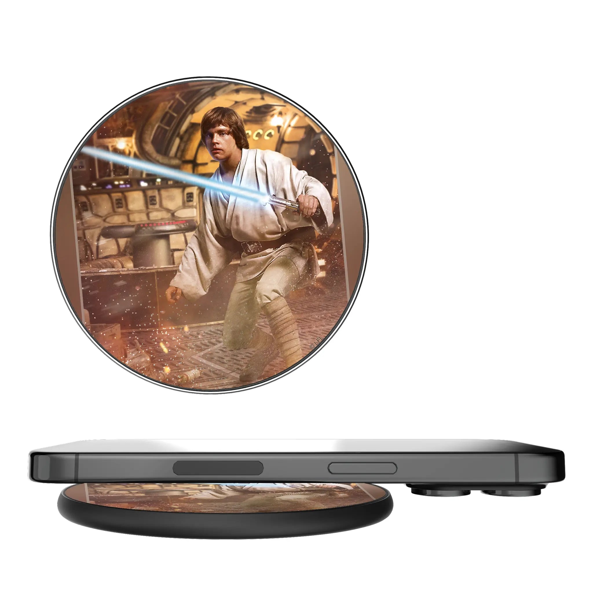 Star Wars Luke Skywalker Portrait 15-Watt Wireless Charger