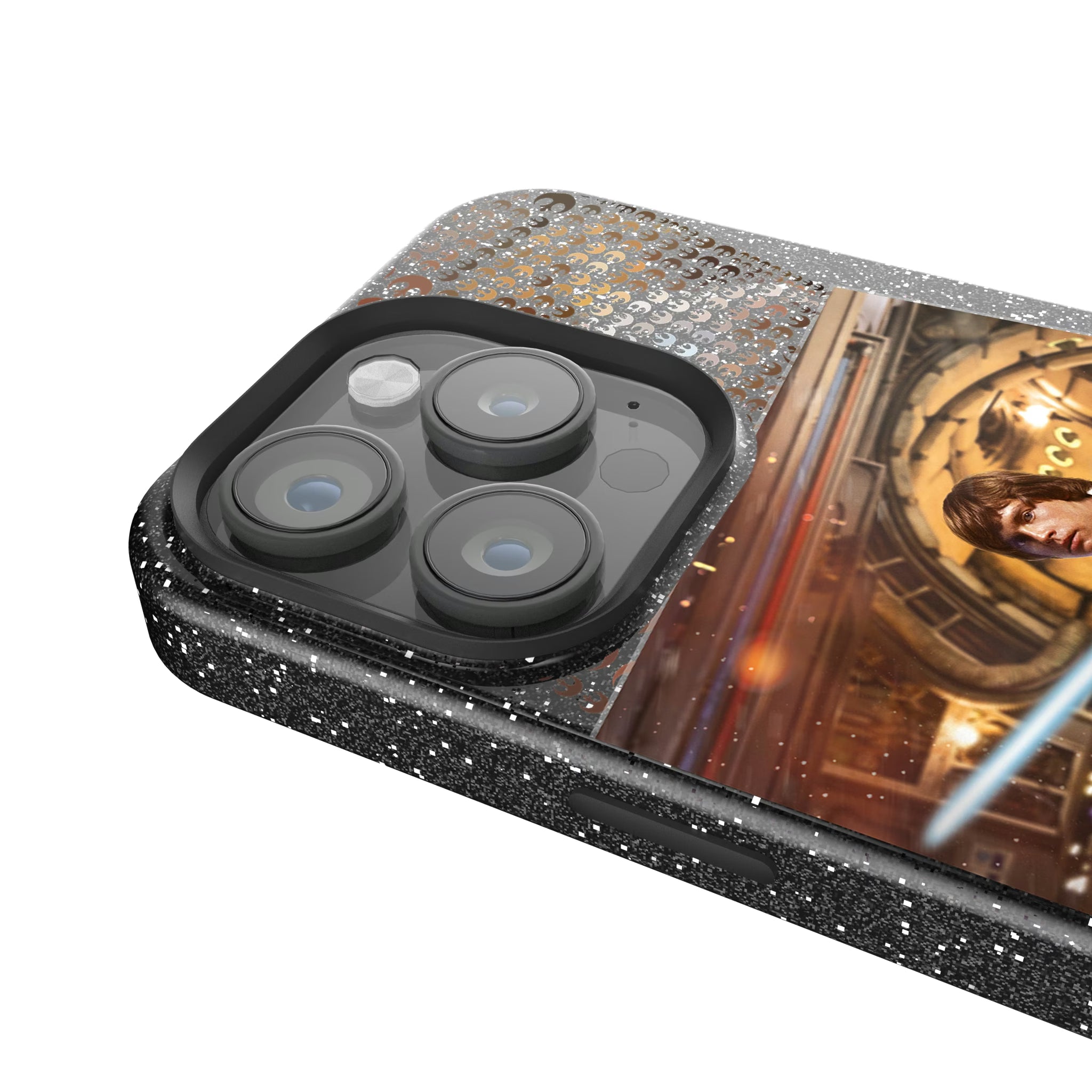 Star Wars Luke Skywalker Portrait iPhone Bling Phone Case for Apple iPhone - Detail