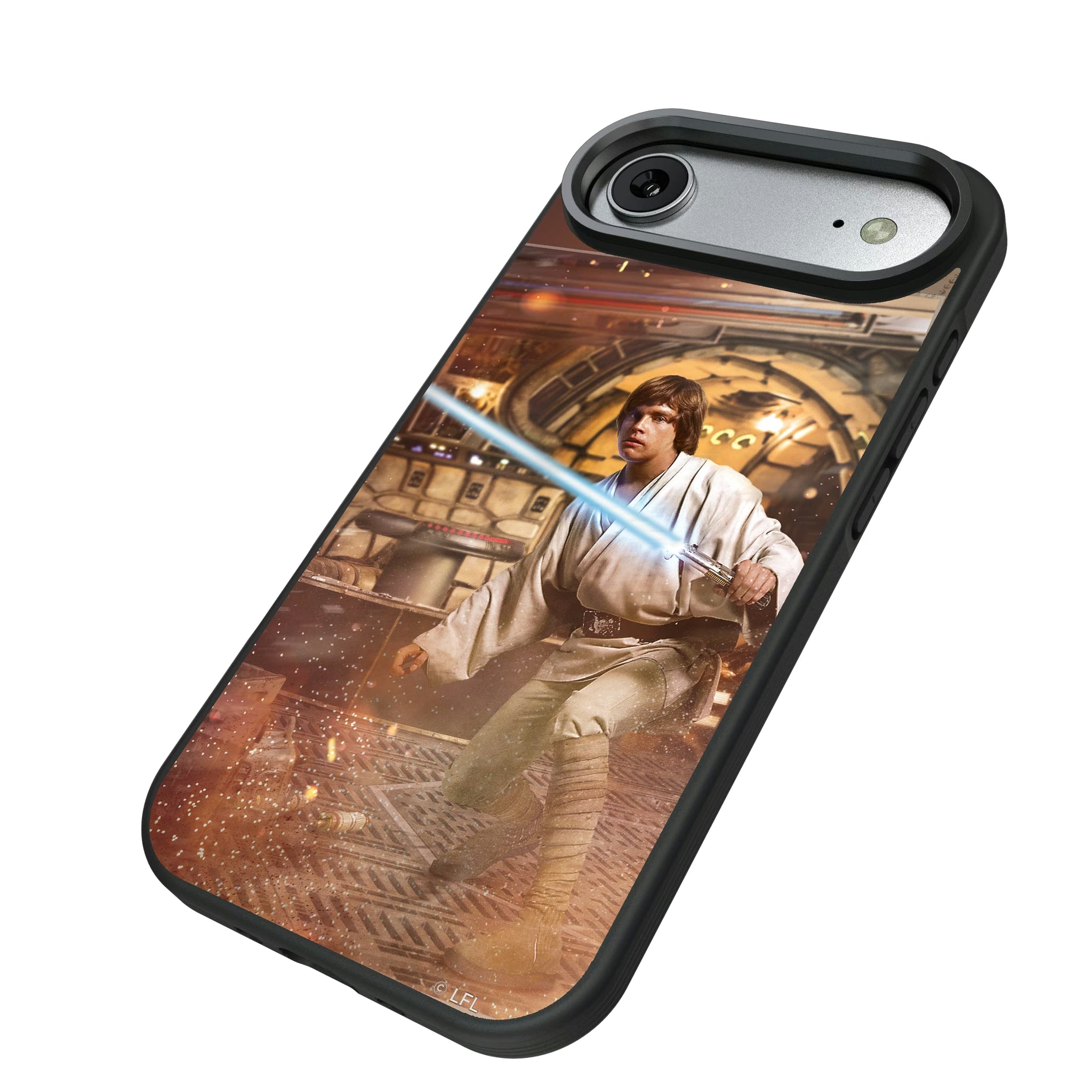 Star Wars Luke Skywalker Portrait iPhone Bump Phone Case for Apple iPhone - Isometric View#Device_iPhone Air