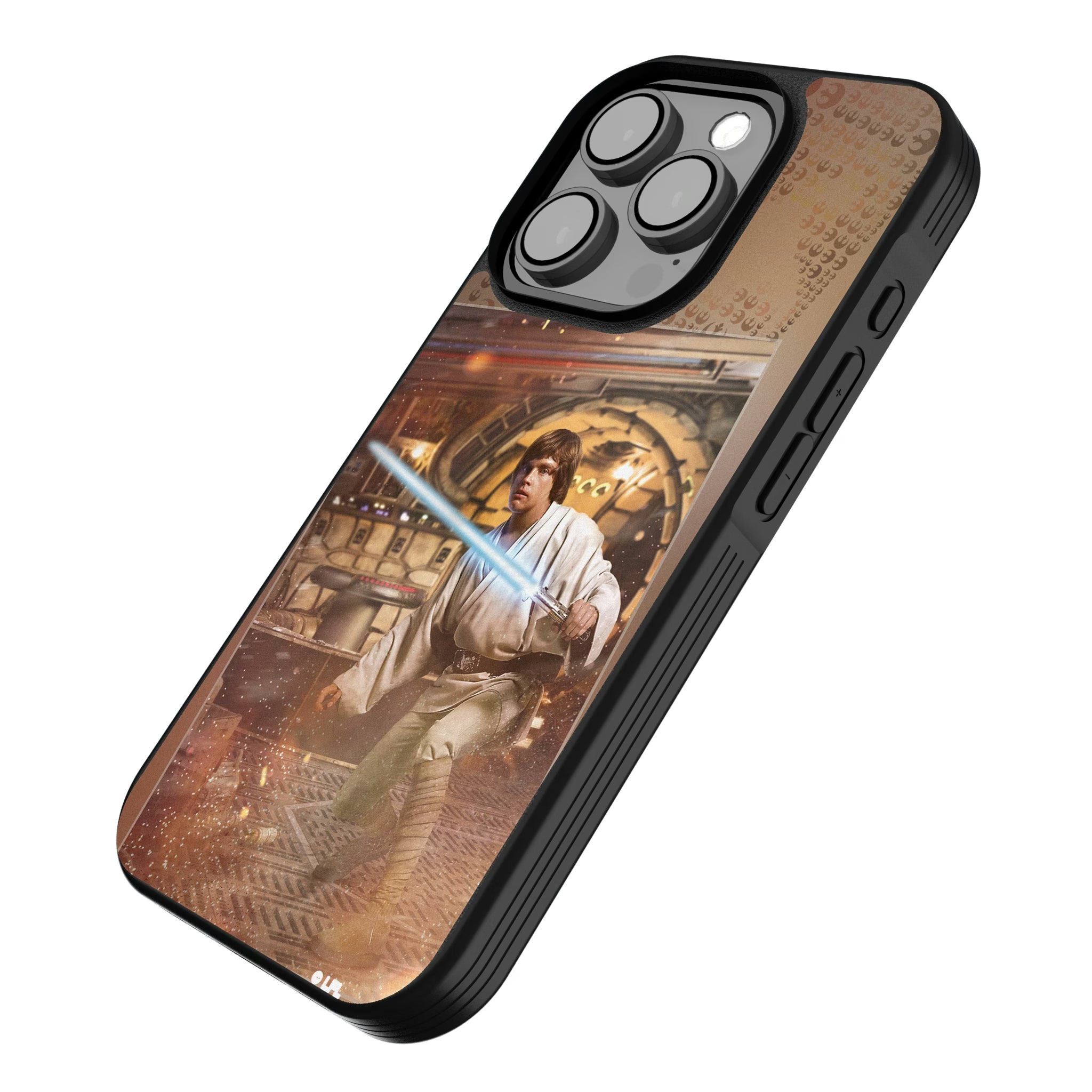 Star Wars Luke Skywalker Portrait iPhone Bump Phone Case for Apple iPhone - Isometric View