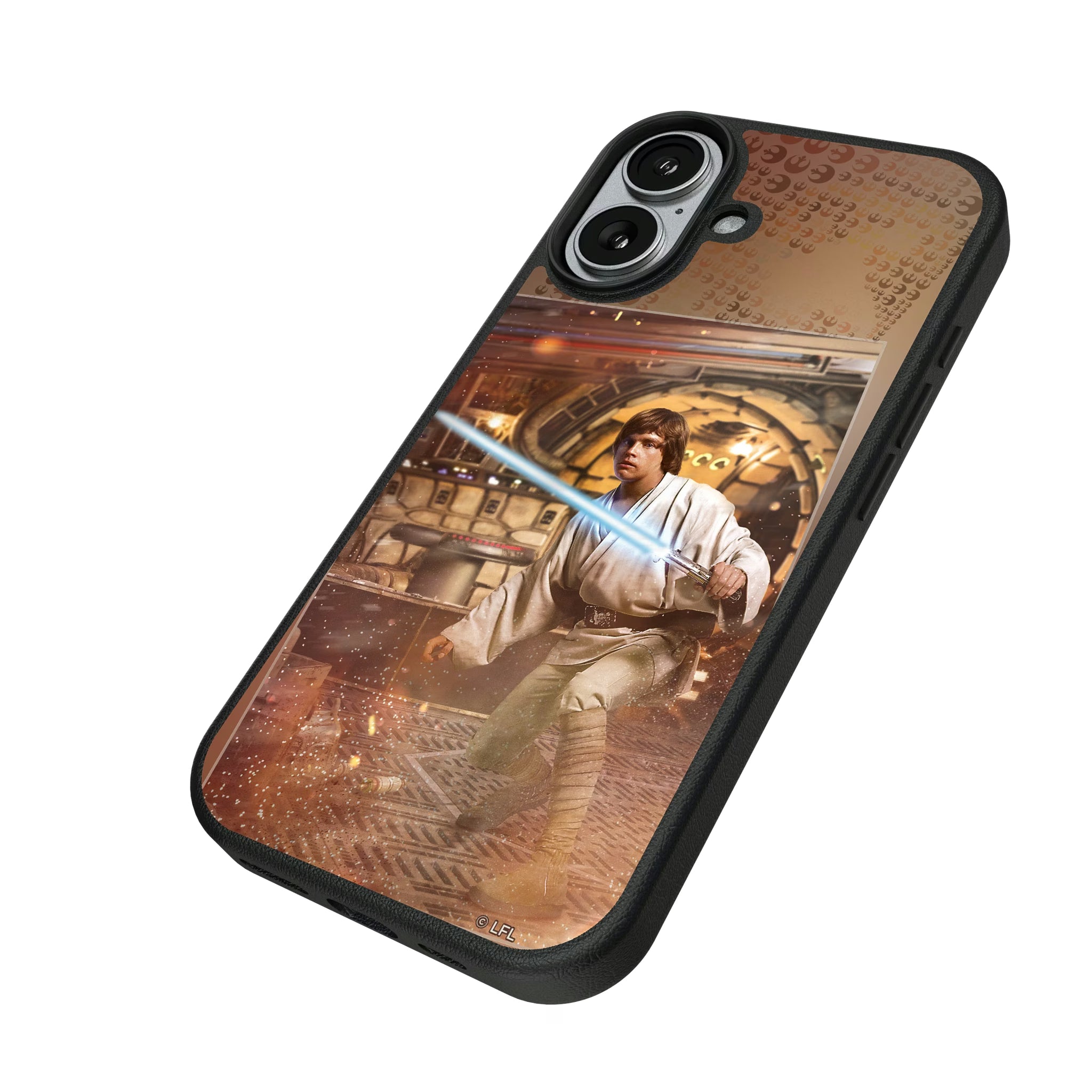 Star Wars Luke Skywalker Portrait iPhone MagSafe Compatible Phone Case for Apple iPhone - Isometric View#Device_iPhone 17