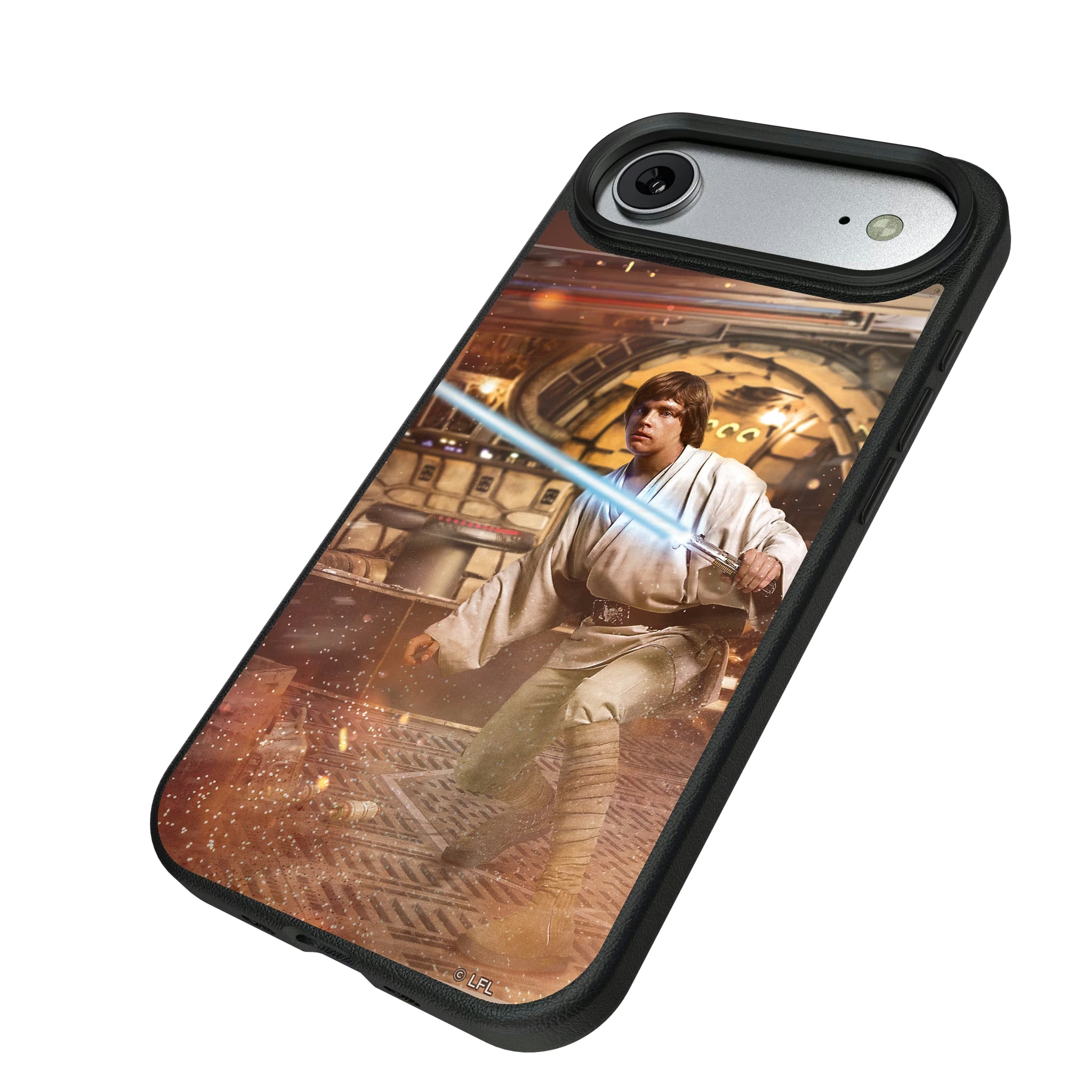 Star Wars Luke Skywalker Portrait iPhone MagSafe Compatible Phone Case for Apple iPhone - Isometric View#Device_iPhone Air