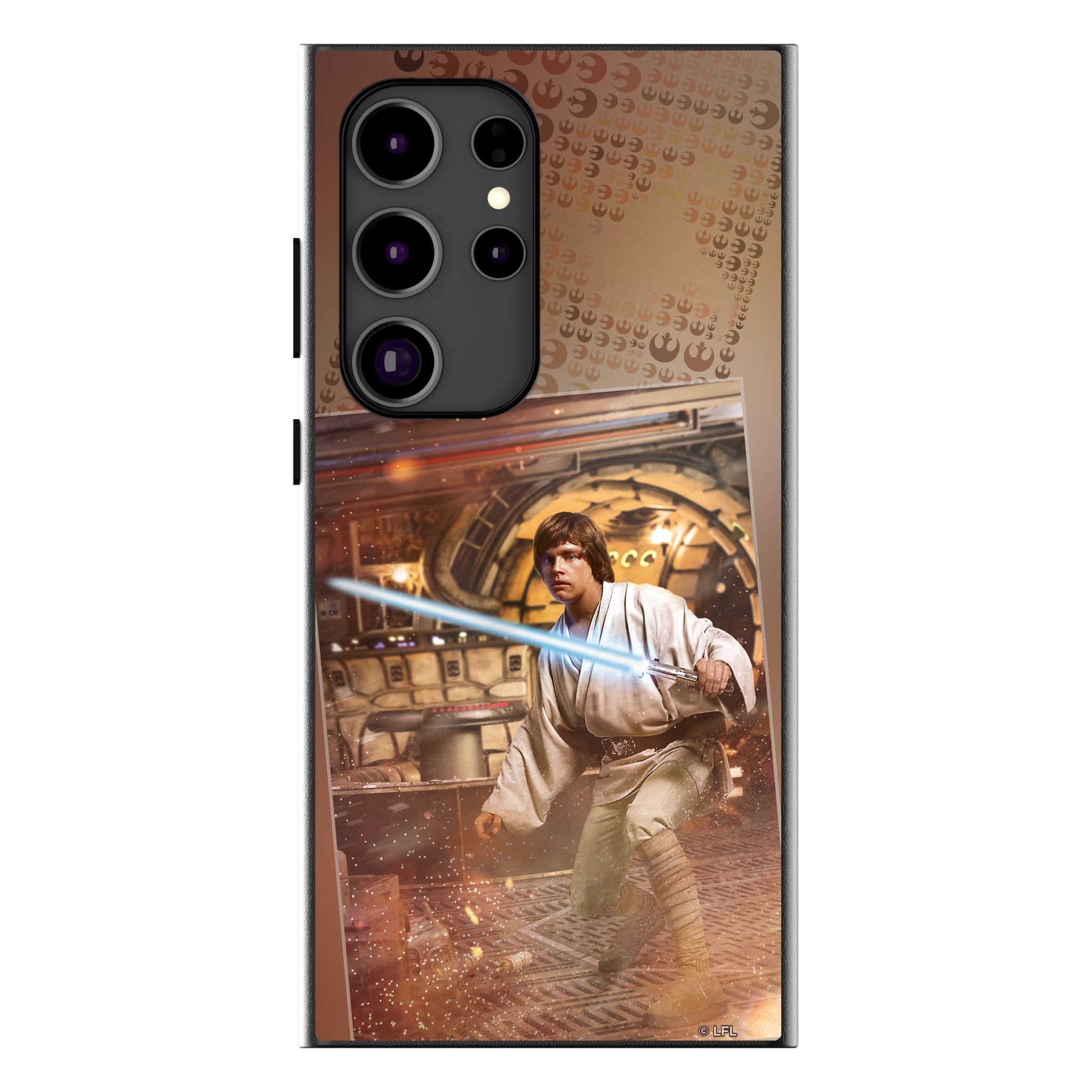 Star Wars Luke Skywalker Portrait Galaxy MagSafe Compatible Phone Case for Samsung Galaxy