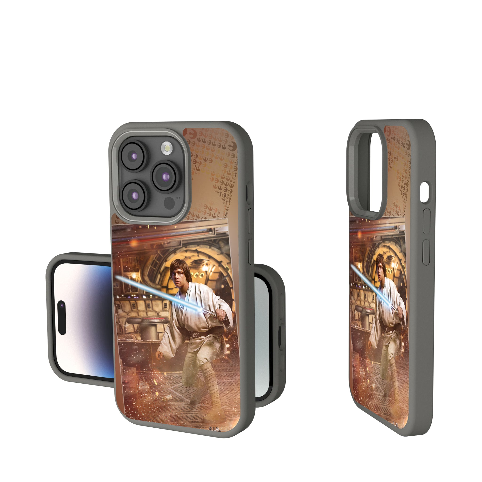 Star Wars Luke Skywalker Portrait iPhone Soft Touch Phone Case for Apple iPhone