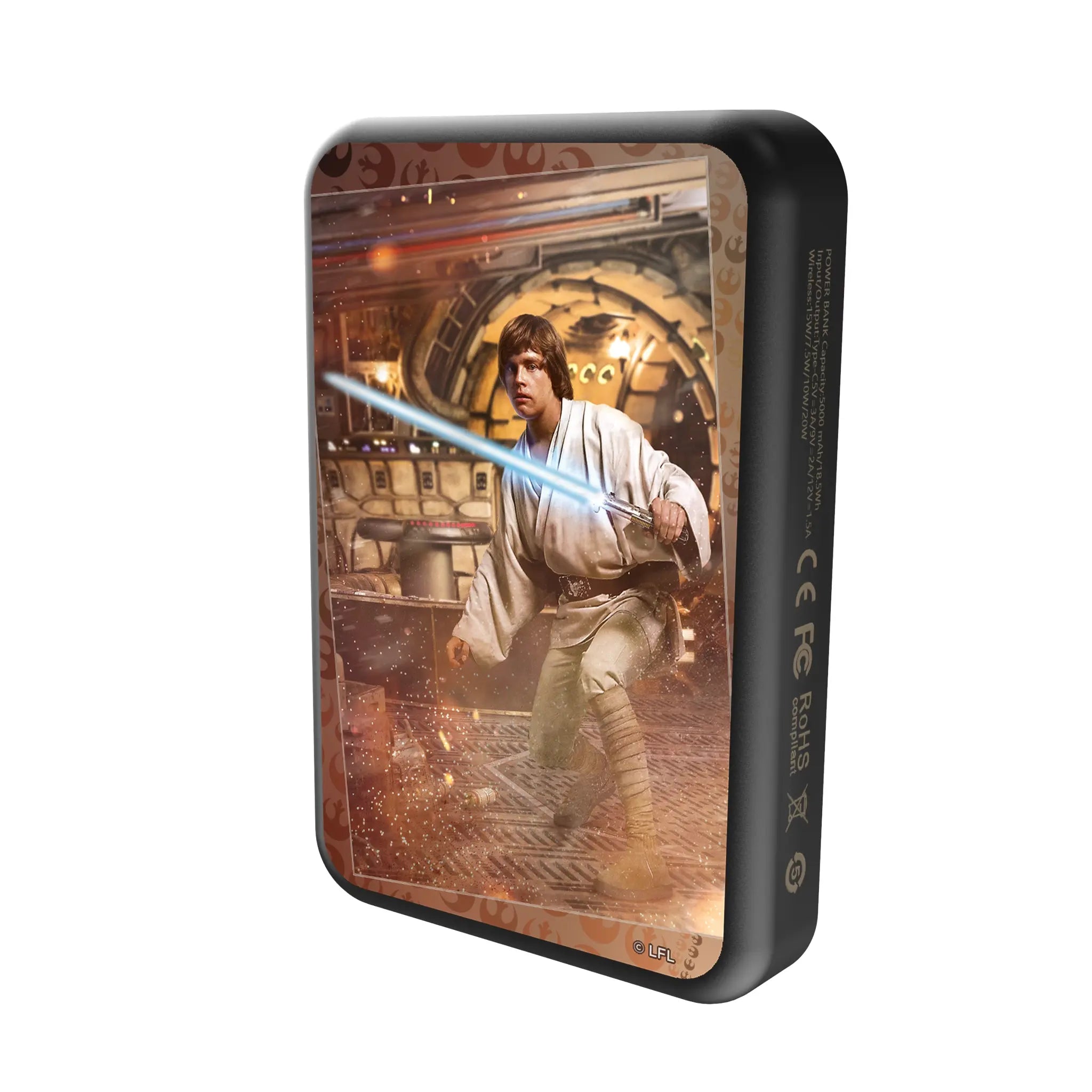Star Wars Luke Skywalker Portrait Wireless Mag Power Bank