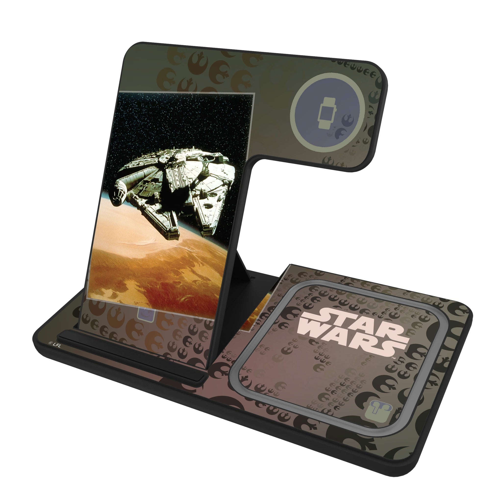 Star Wars Millennium Falcon Portrait 3 in 1 Charging Station