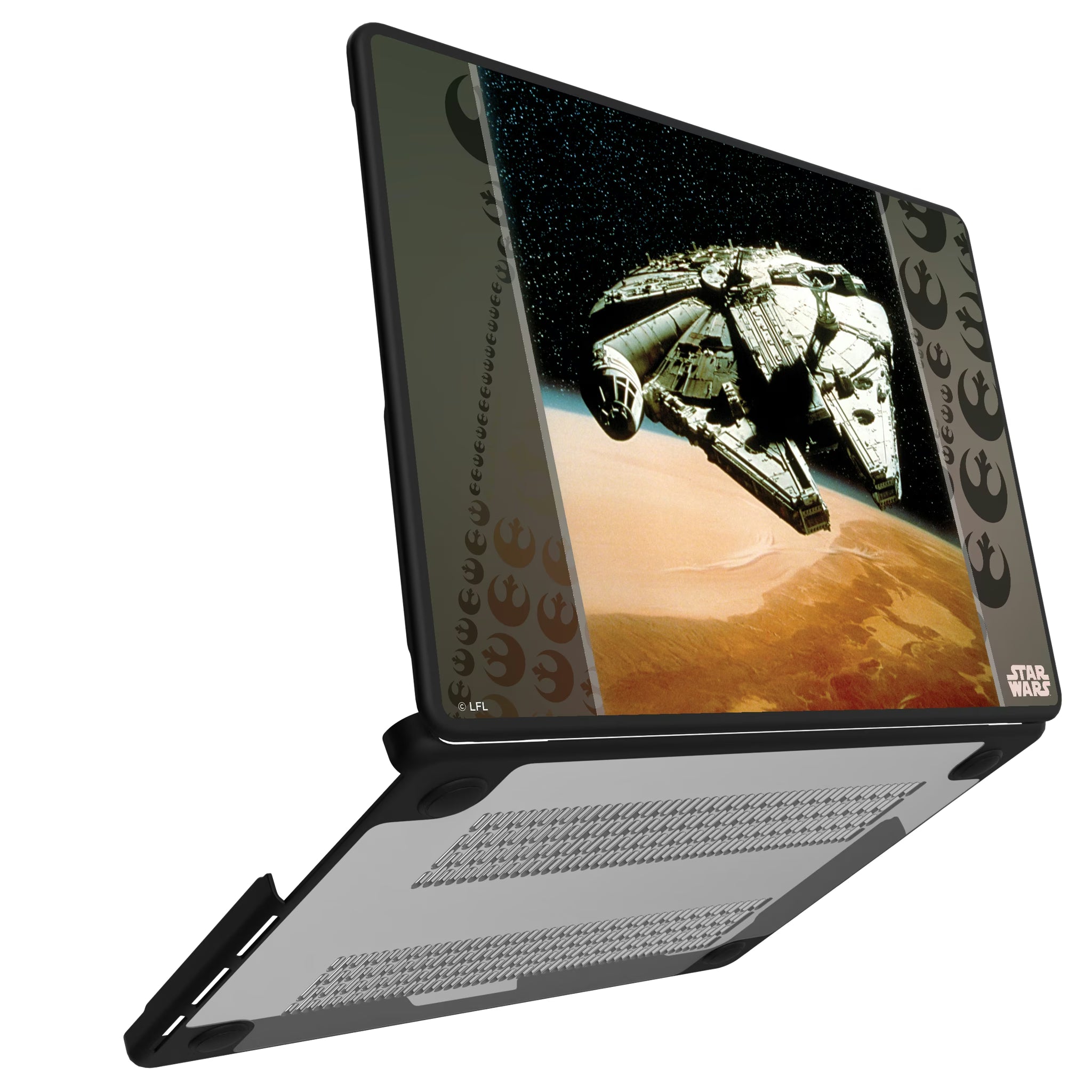 Star Wars Millennium Falcon Portrait MacBook Laptop Case for Apple MacBook#Device_MacBook Pro (14-inch, 2021) / MacBook Pro (14-inch, 2023) / MacBook Pro (14-inch, 2024)