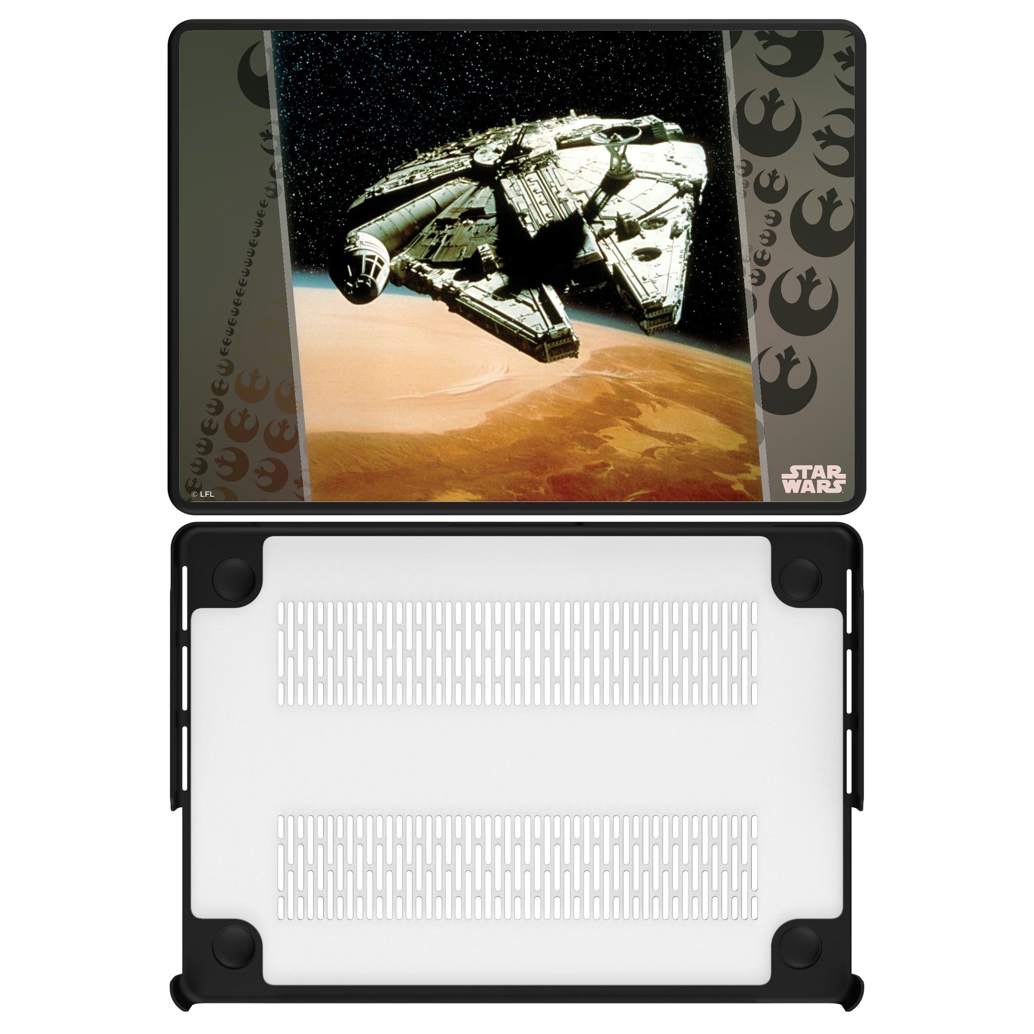 Star Wars Millennium Falcon Portrait MacBook Laptop Case for Apple MacBook#Device_MacBook Pro (14-inch, 2021) / MacBook Pro (14-inch, 2023) / MacBook Pro (14-inch, 2024)