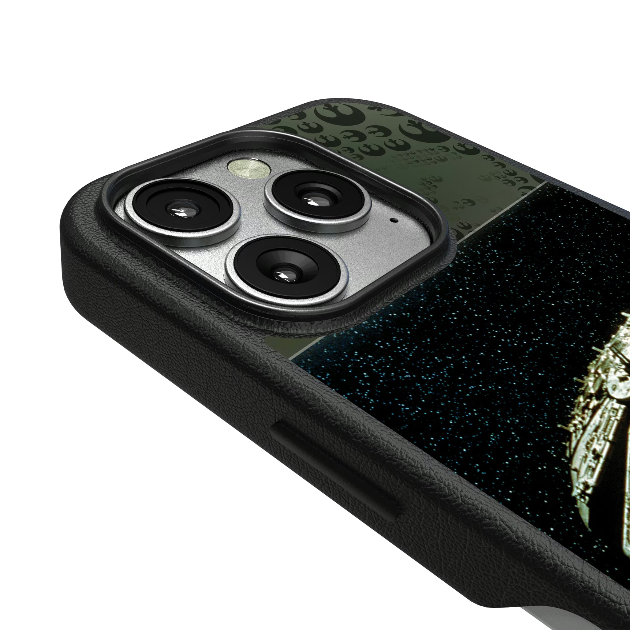 Star Wars Millennium Falcon Portrait iPhone MagSafe Compatible Phone Case for Apple iPhone - Detail