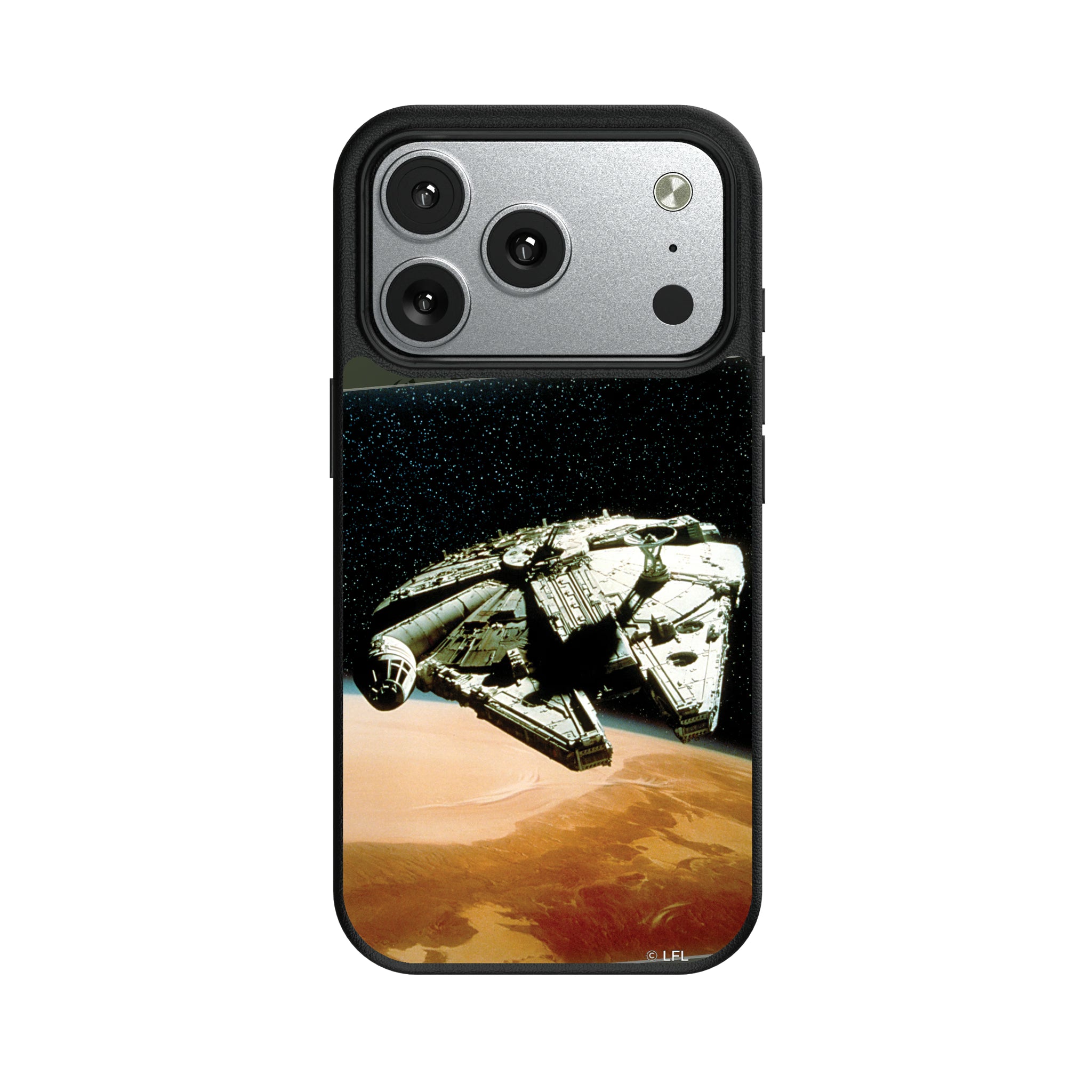 Star Wars Millennium Falcon Portrait iPhone MagSafe Compatible Phone Case for Apple iPhone#Device_iPhone 17 Pro