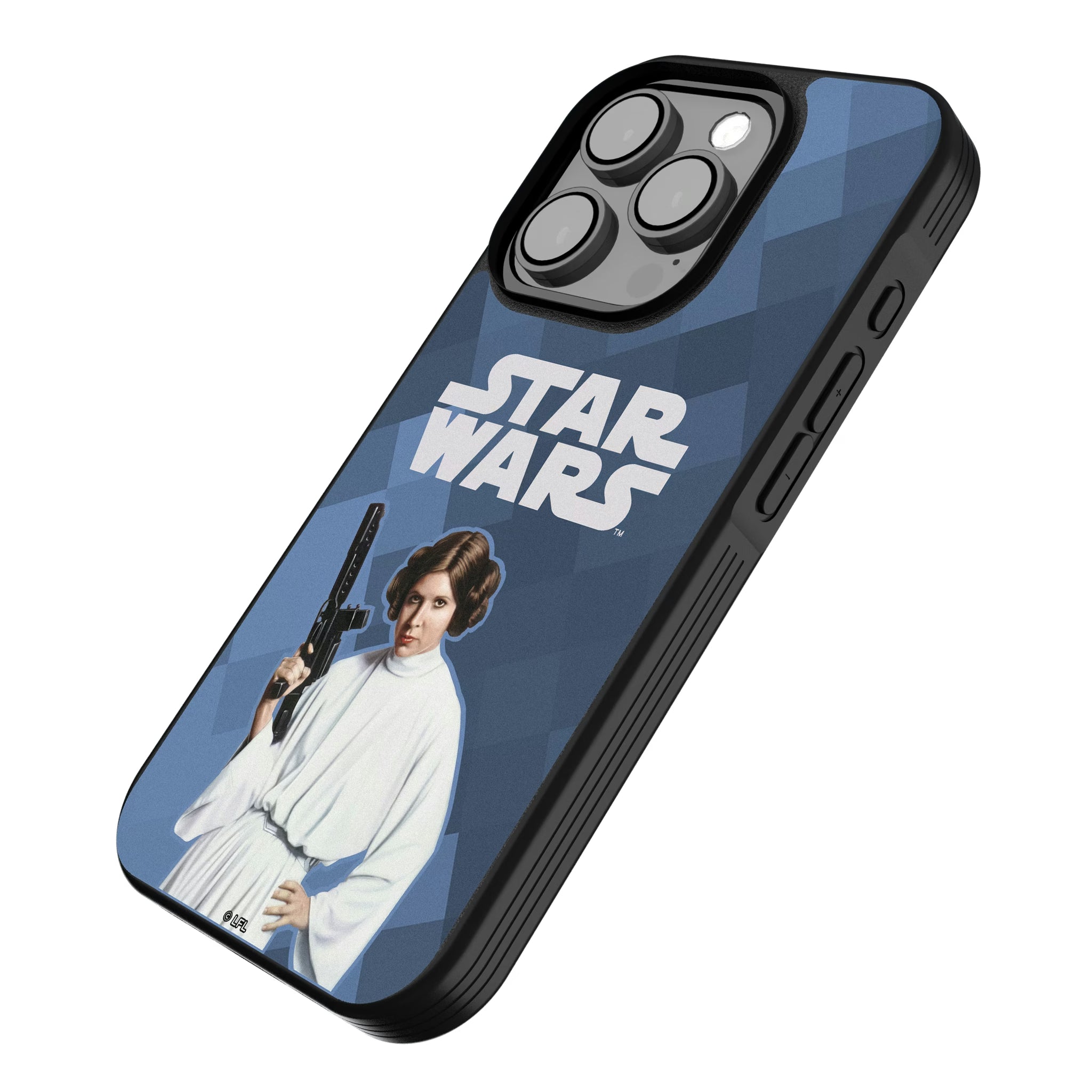 Star Wars Princess Leia Organa Color Block iPhone Bump Phone Case for Apple iPhone - Isometric View