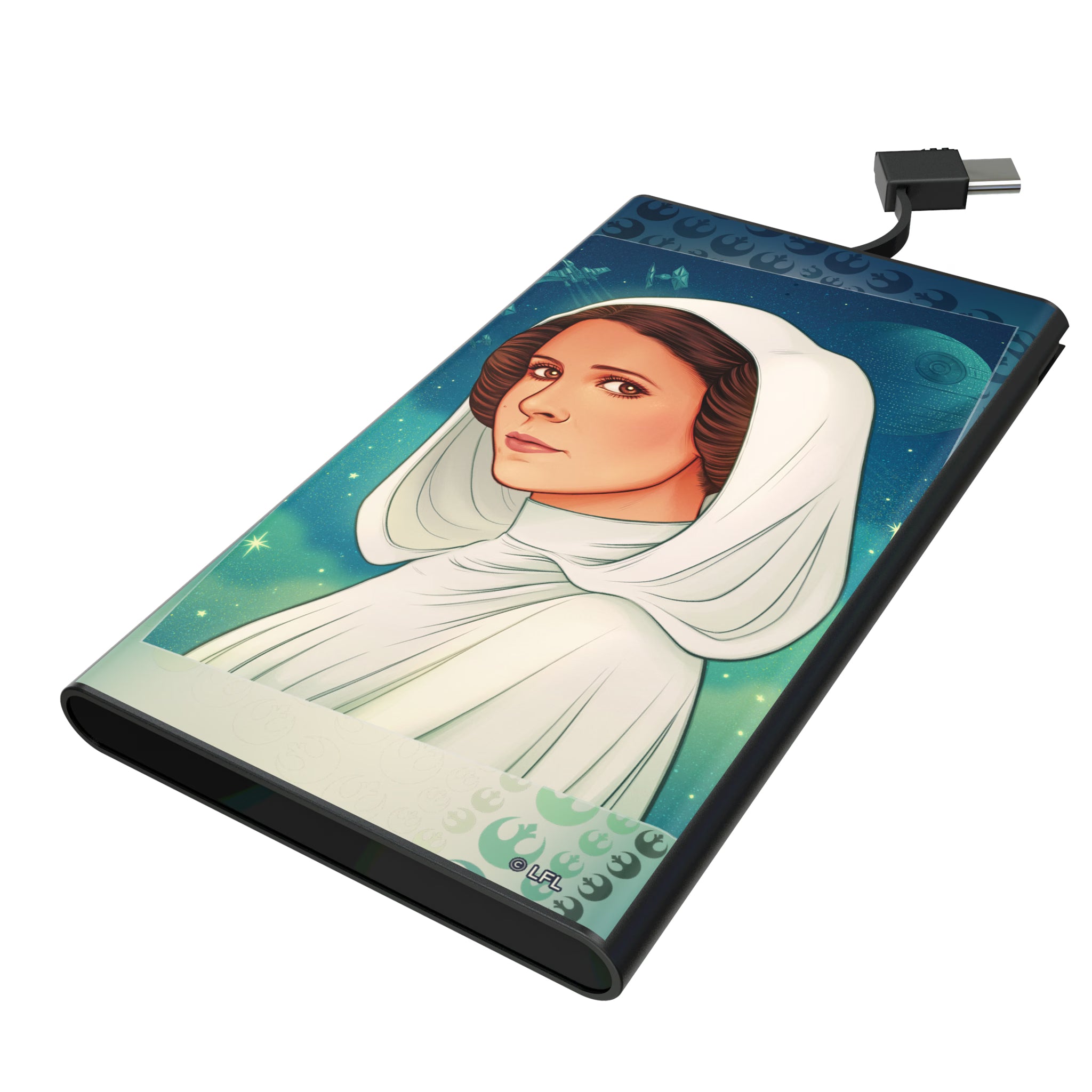 Star Wars Princess Leia Organa Portrait 5000mAh Flat Powerbank
