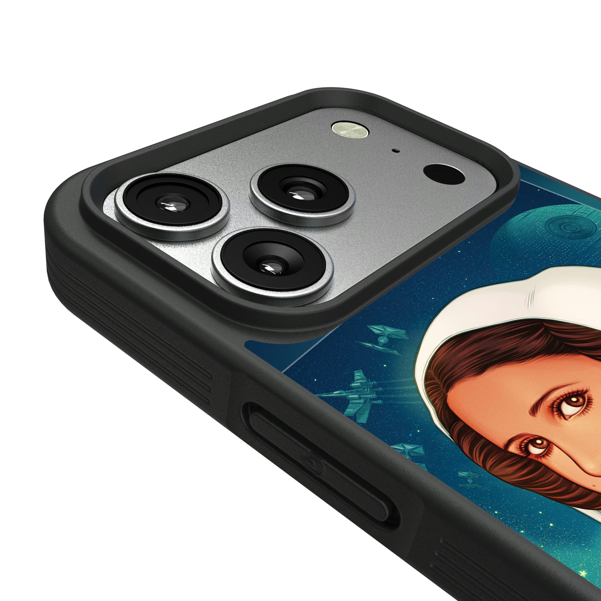 Star Wars Princess Leia Organa Portrait iPhone Bump Phone Case for Apple iPhone - Detail#Device_iPhone 17 Pro