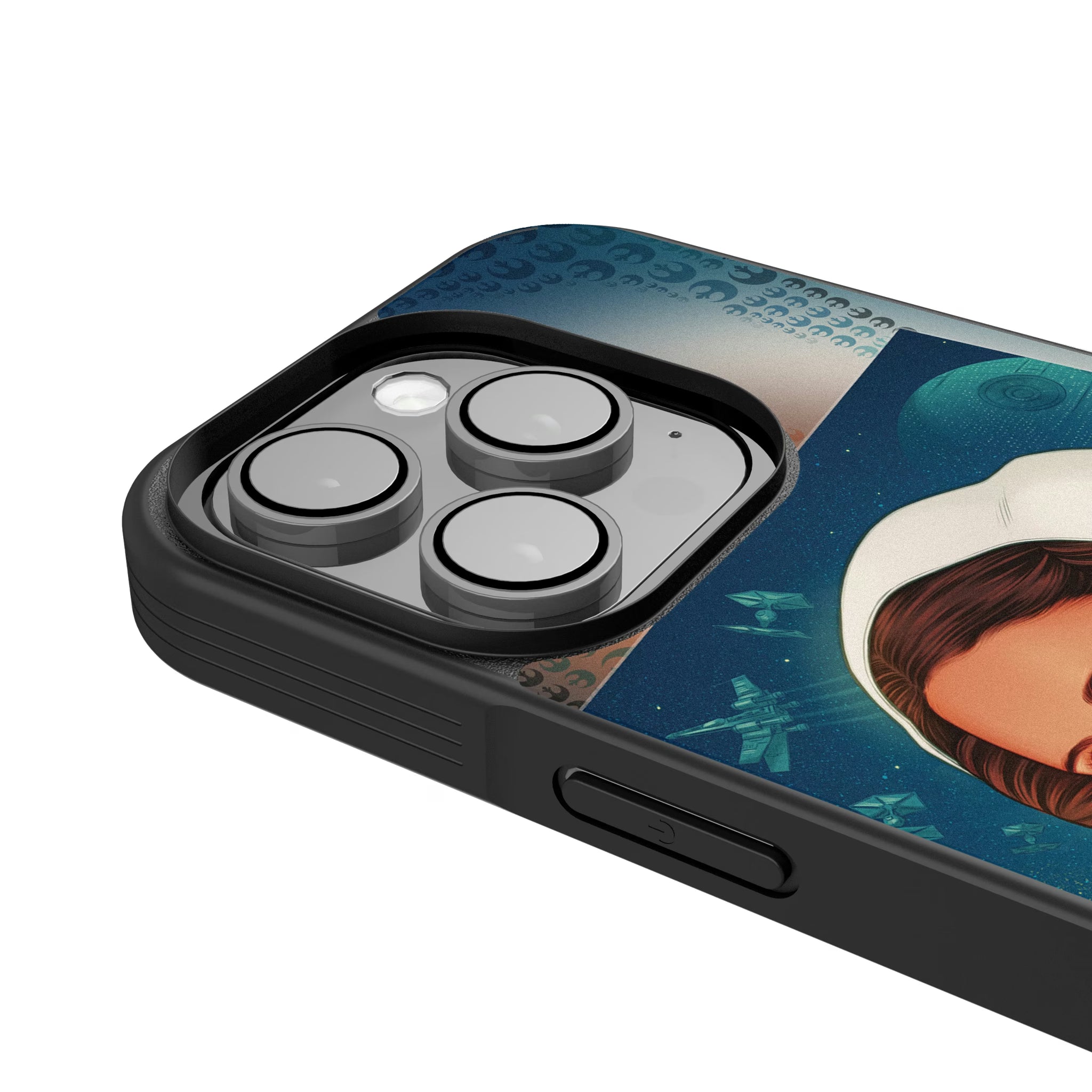 Star Wars Princess Leia Organa Portrait iPhone Bump Phone Case for Apple iPhone - Detail