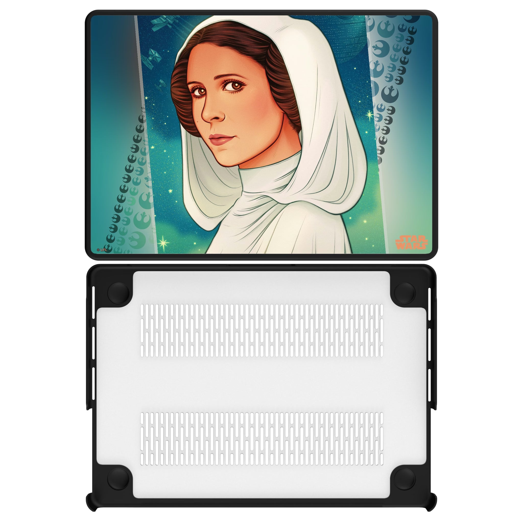 Star Wars Princess Leia Organa Portrait MacBook Laptop Case for Apple MacBook#Device_MacBook Pro (14-inch, 2021) / MacBook Pro (14-inch, 2023) / MacBook Pro (14-inch, 2024)