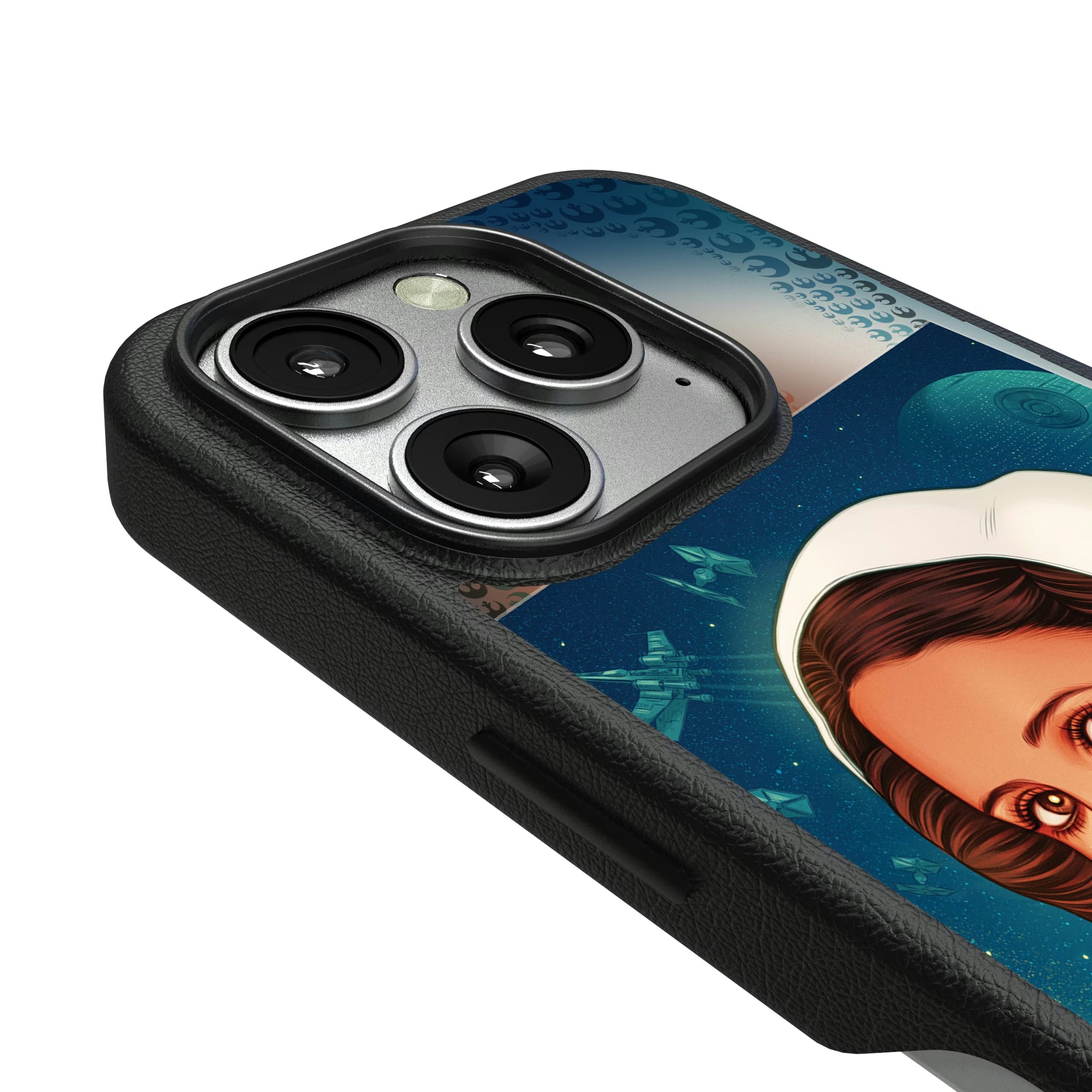 Star Wars Princess Leia Organa Portrait iPhone MagSafe Compatible Phone Case for Apple iPhone - Detail