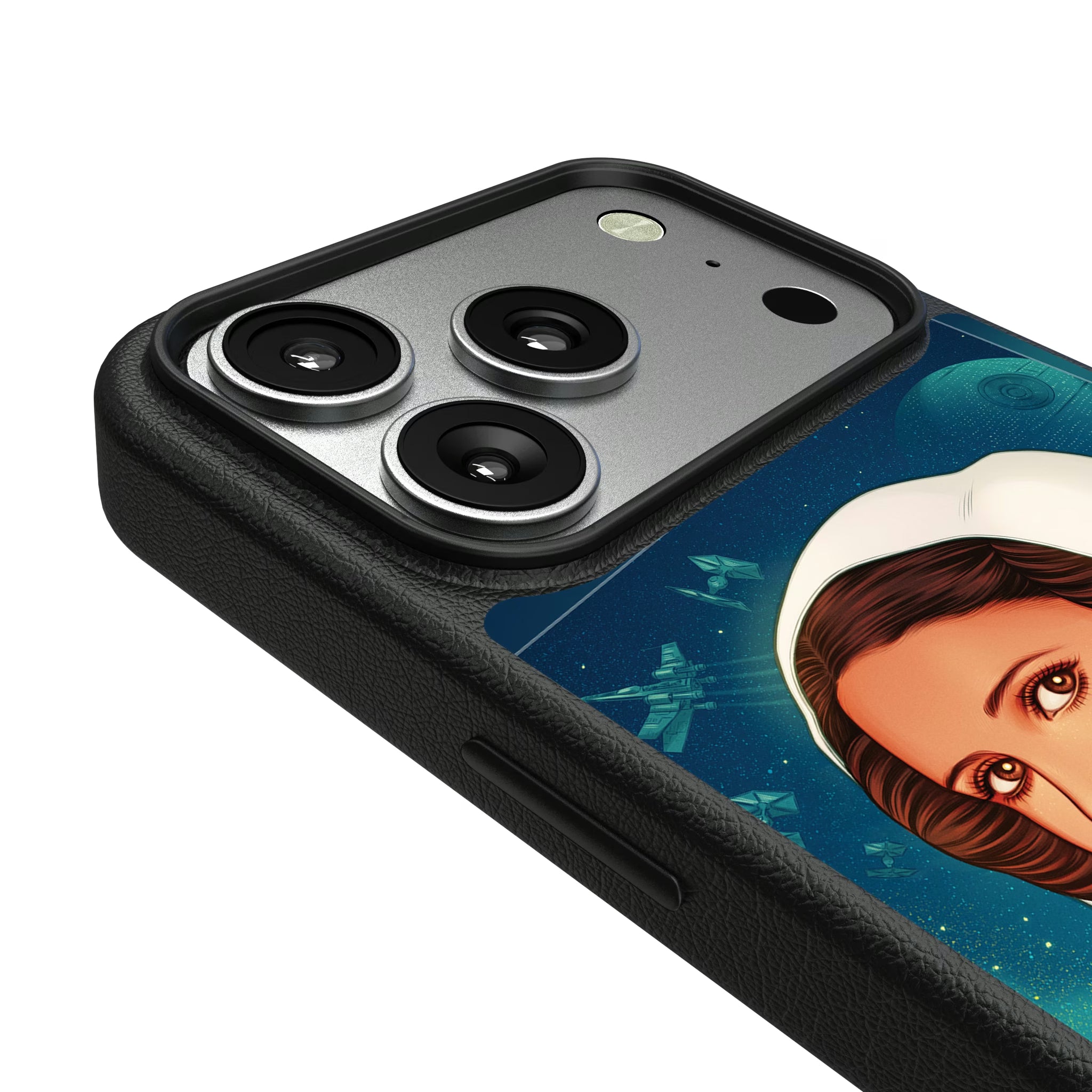 Star Wars Princess Leia Organa Portrait iPhone MagSafe Compatible Phone Case for Apple iPhone - Detail#Device_iPhone 17 Pro