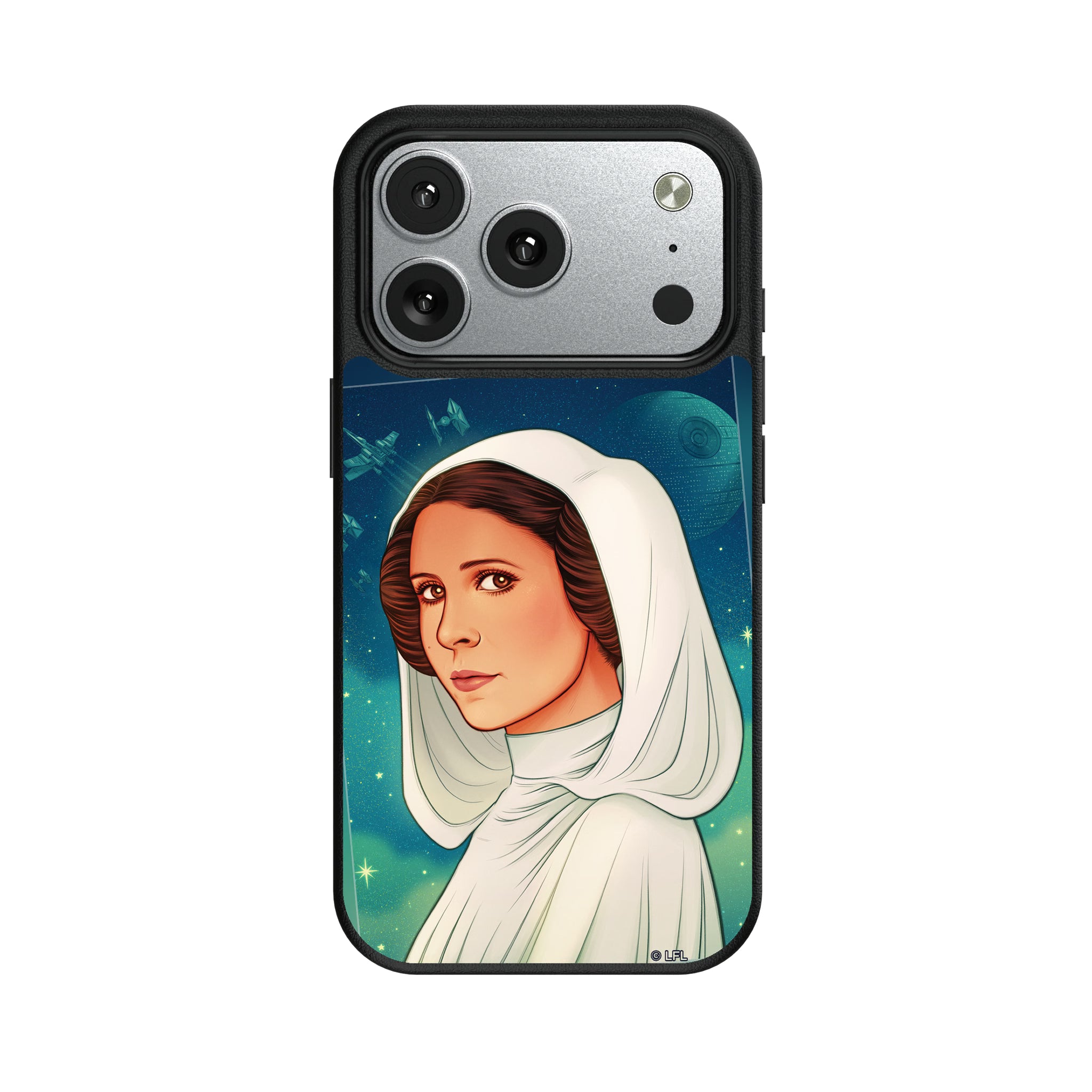 Star Wars Princess Leia Organa Portrait iPhone MagSafe Compatible Phone Case for Apple iPhone#Device_iPhone 17 Pro