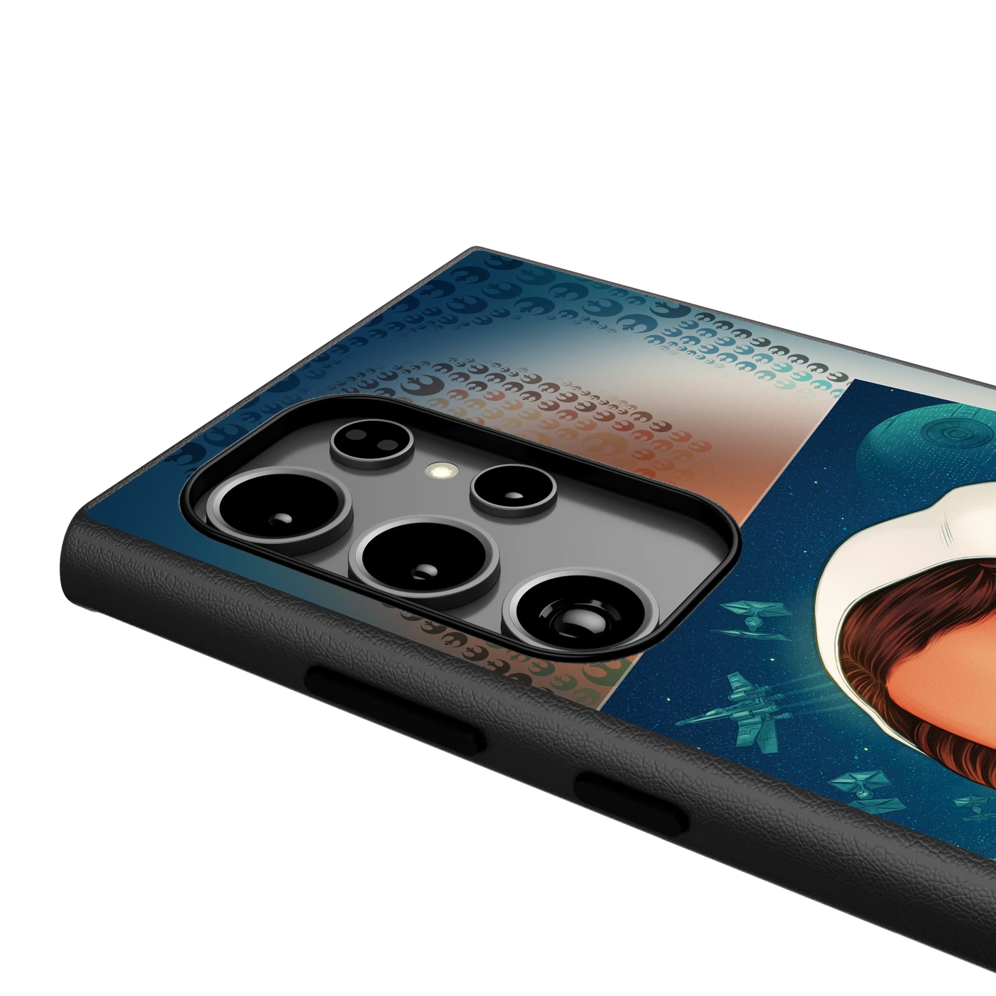 Star Wars Princess Leia Organa Portrait Galaxy MagSafe Compatible Phone Case for Samsung Galaxy - Detail