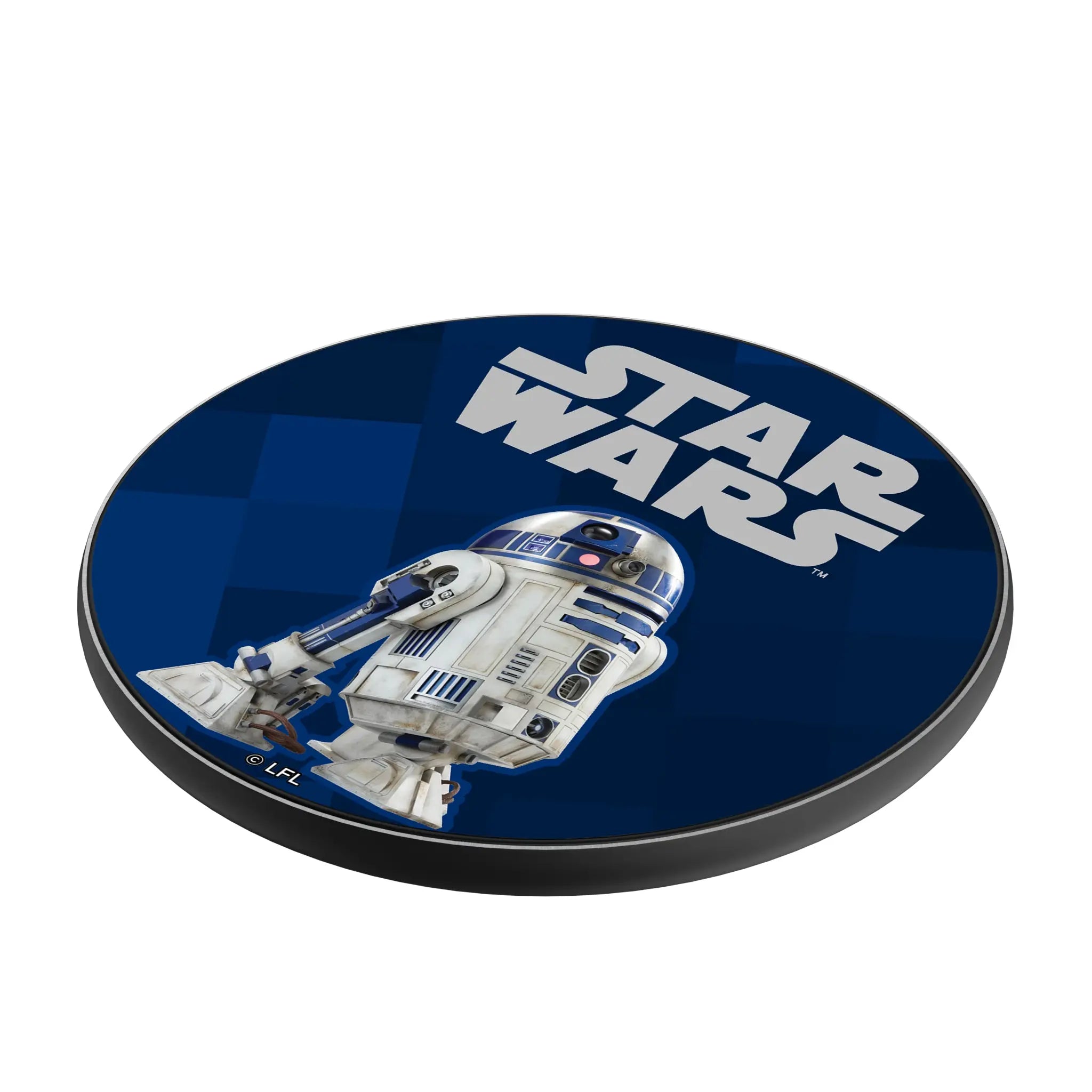 Star Wars R2-D2 Color Block 15-Watt Wireless Charger - Isometric View