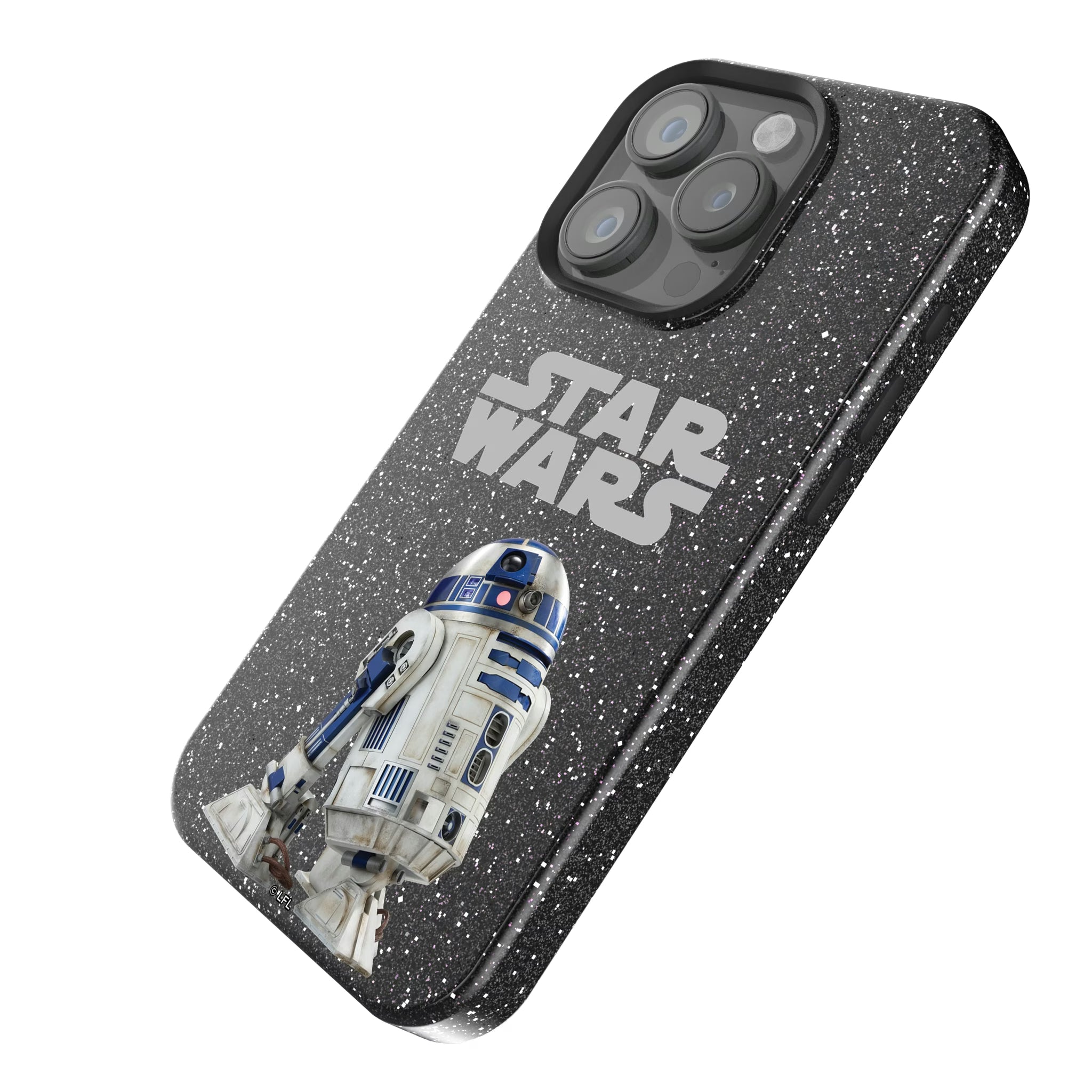 Star Wars R2-D2 Color Block iPhone Bling Phone Case for Apple iPhone - Isometric View