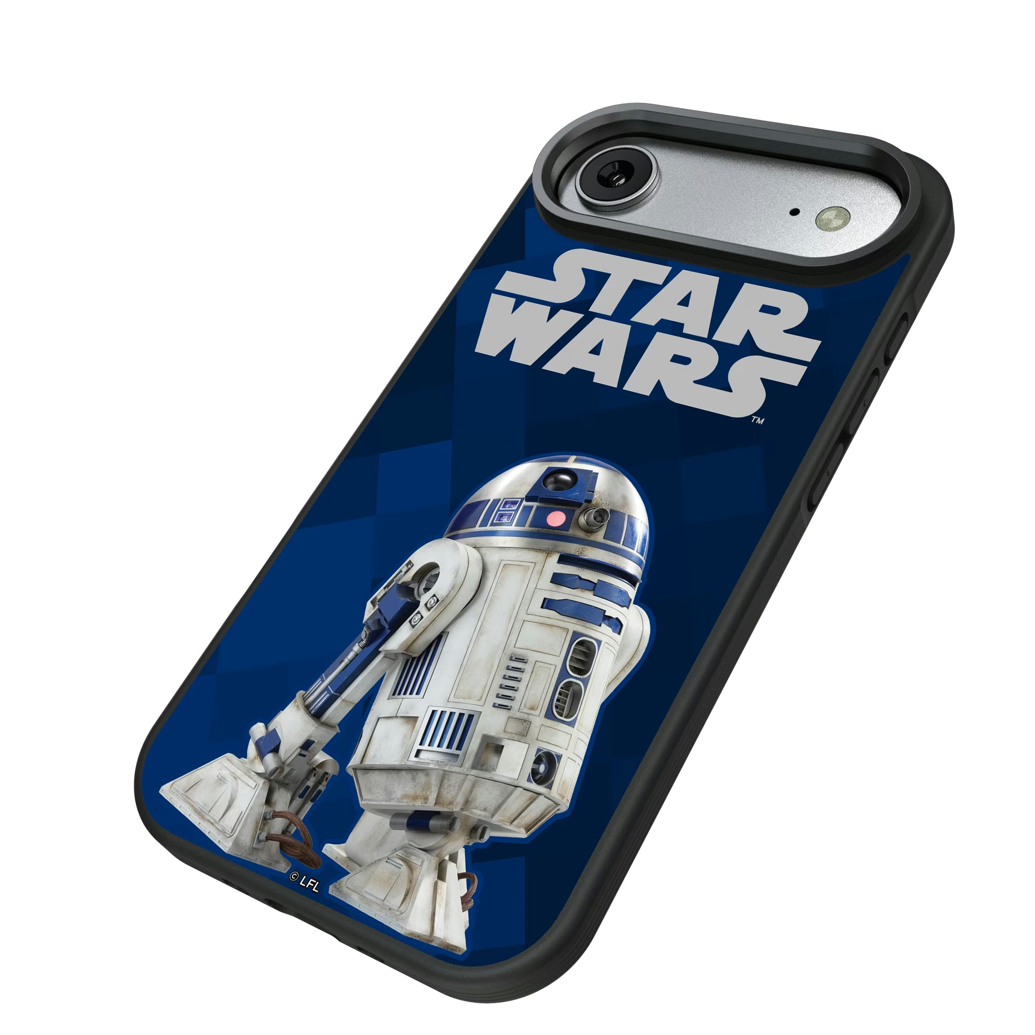 Star Wars R2-D2 Color Block iPhone Bump Phone Case for Apple iPhone - Isometric View#Device_iPhone Air