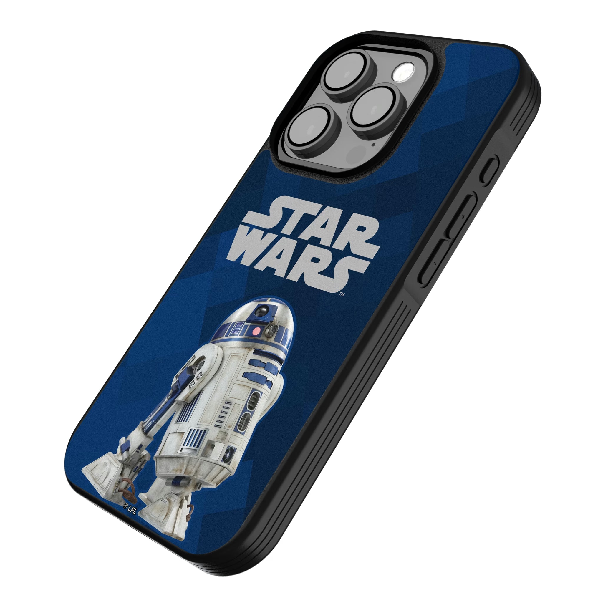 Star Wars R2-D2 Color Block iPhone Bump Phone Case for Apple iPhone - Isometric View