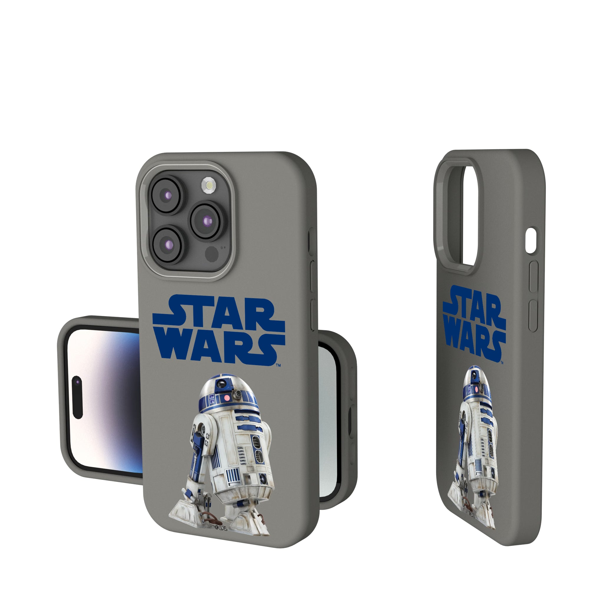 Star Wars R2-D2 Color Block iPhone Soft Touch Phone Case for Apple iPhone