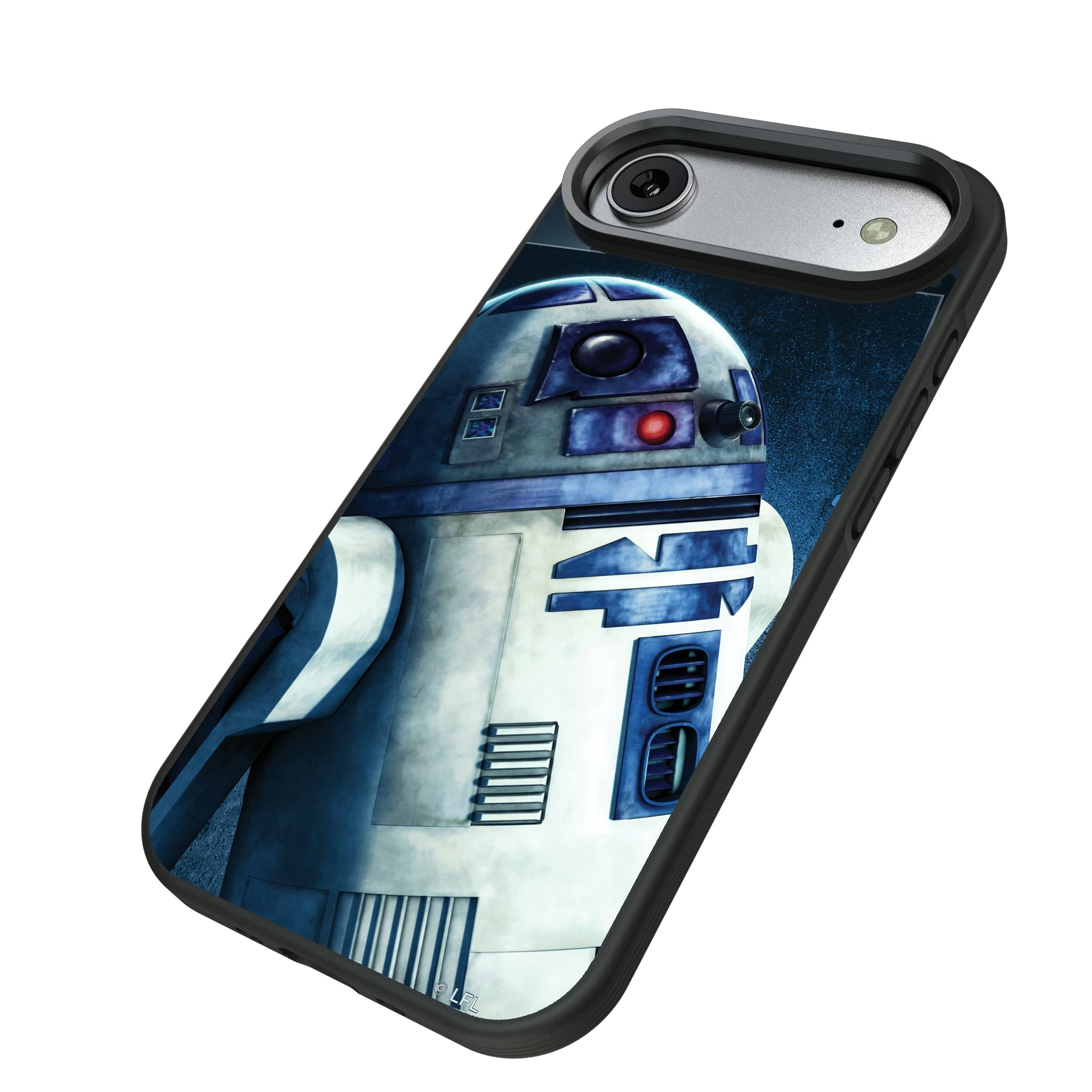 Star Wars R2-D2 Portrait iPhone Bump Phone Case for Apple iPhone - Isometric View#Device_iPhone Air