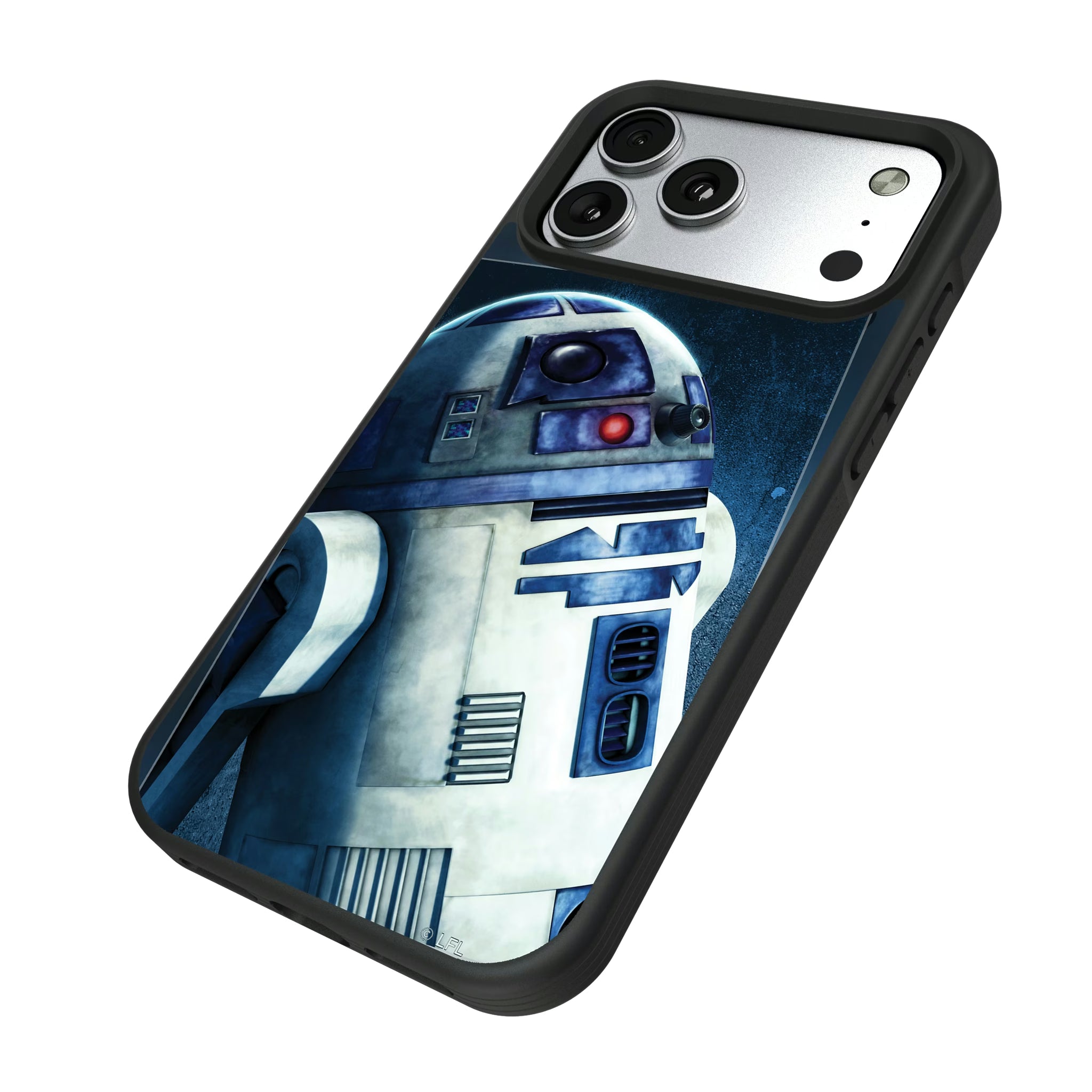 Star Wars R2-D2 Portrait iPhone Bump Phone Case for Apple iPhone - Isometric View#Device_iPhone 17 Pro Max