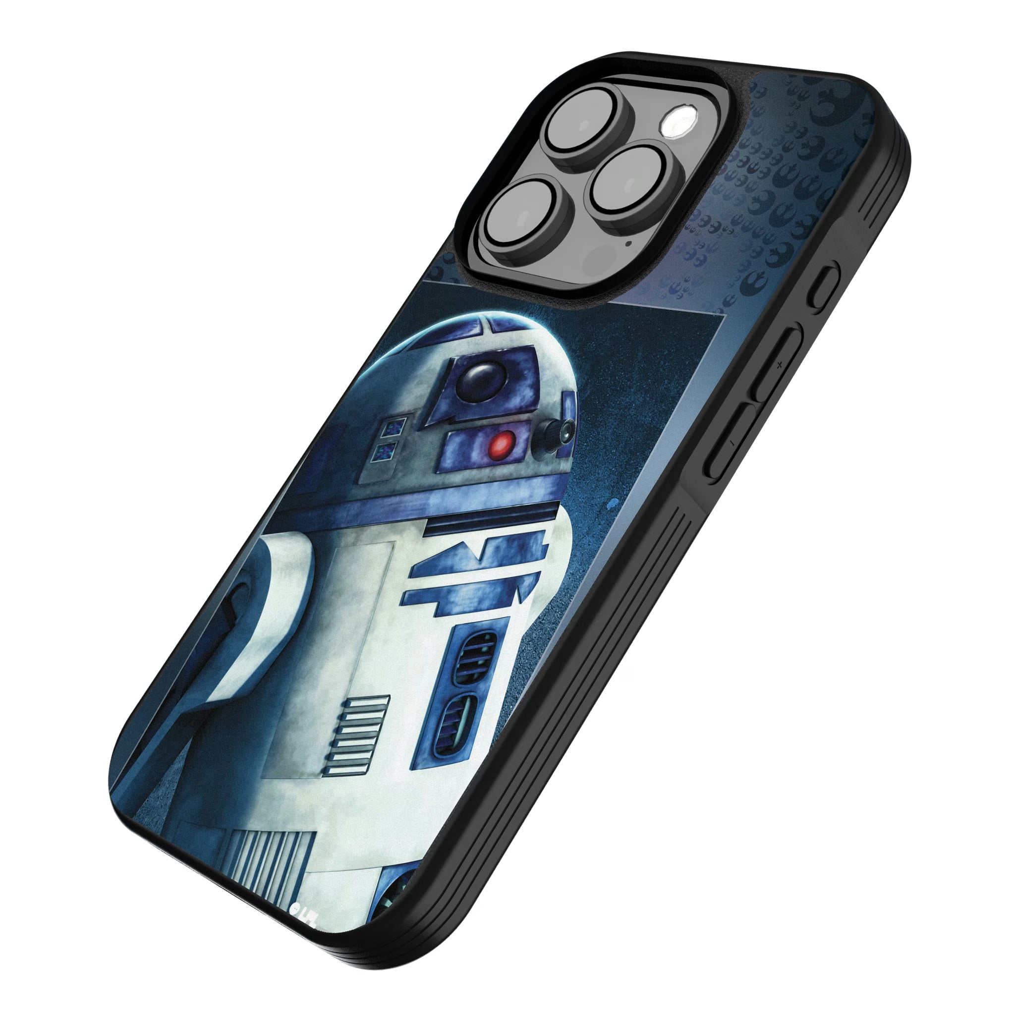 Star Wars R2-D2 Portrait iPhone Bump Phone Case for Apple iPhone - Isometric View