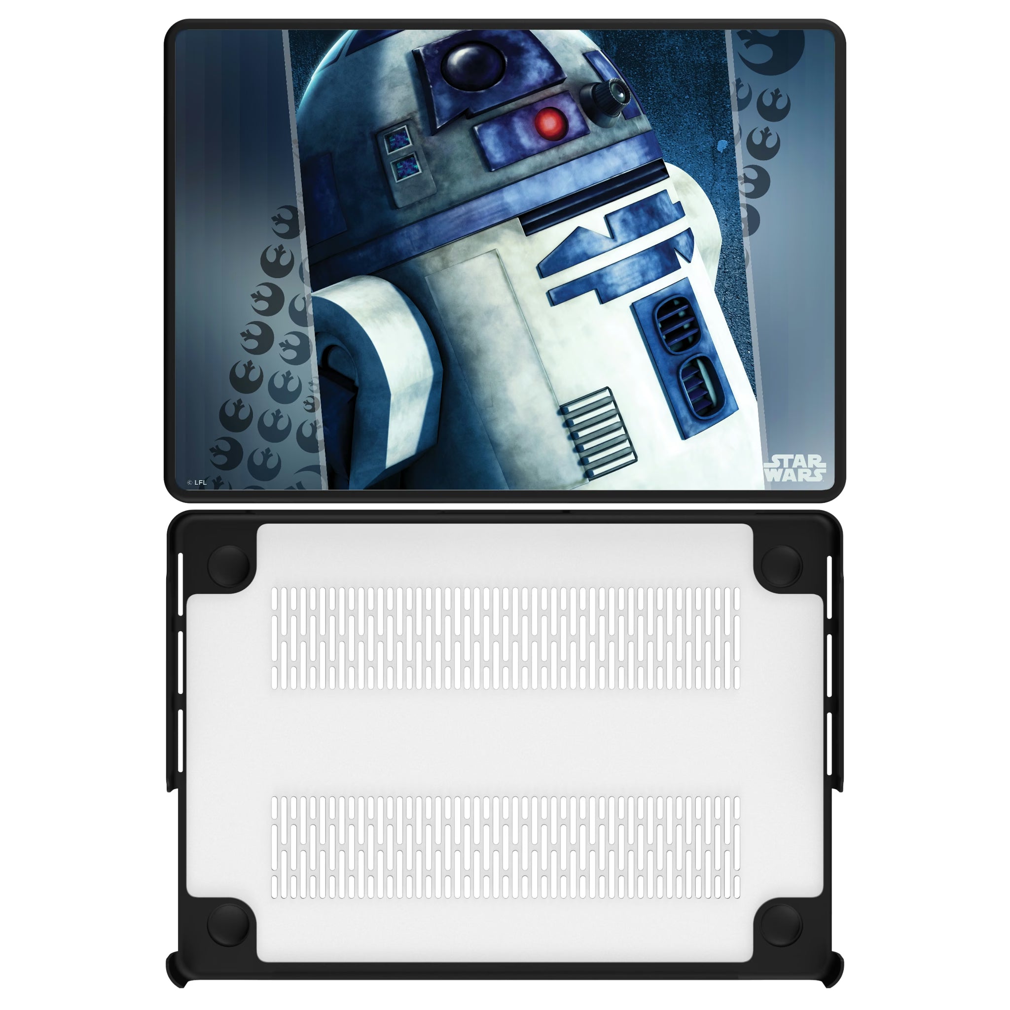 Star Wars R2-D2 Portrait MacBook Laptop Case for Apple MacBook#Device_MacBook Pro (14-inch, 2021) / MacBook Pro (14-inch, 2023) / MacBook Pro (14-inch, 2024)