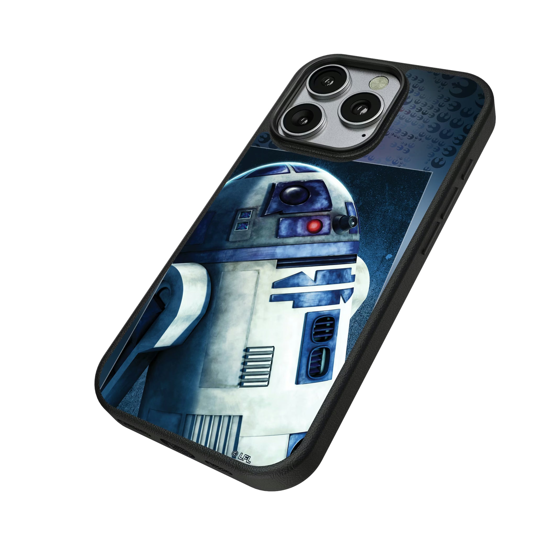 Star Wars R2-D2 Portrait iPhone MagSafe Compatible Phone Case for Apple iPhone - Isometric View