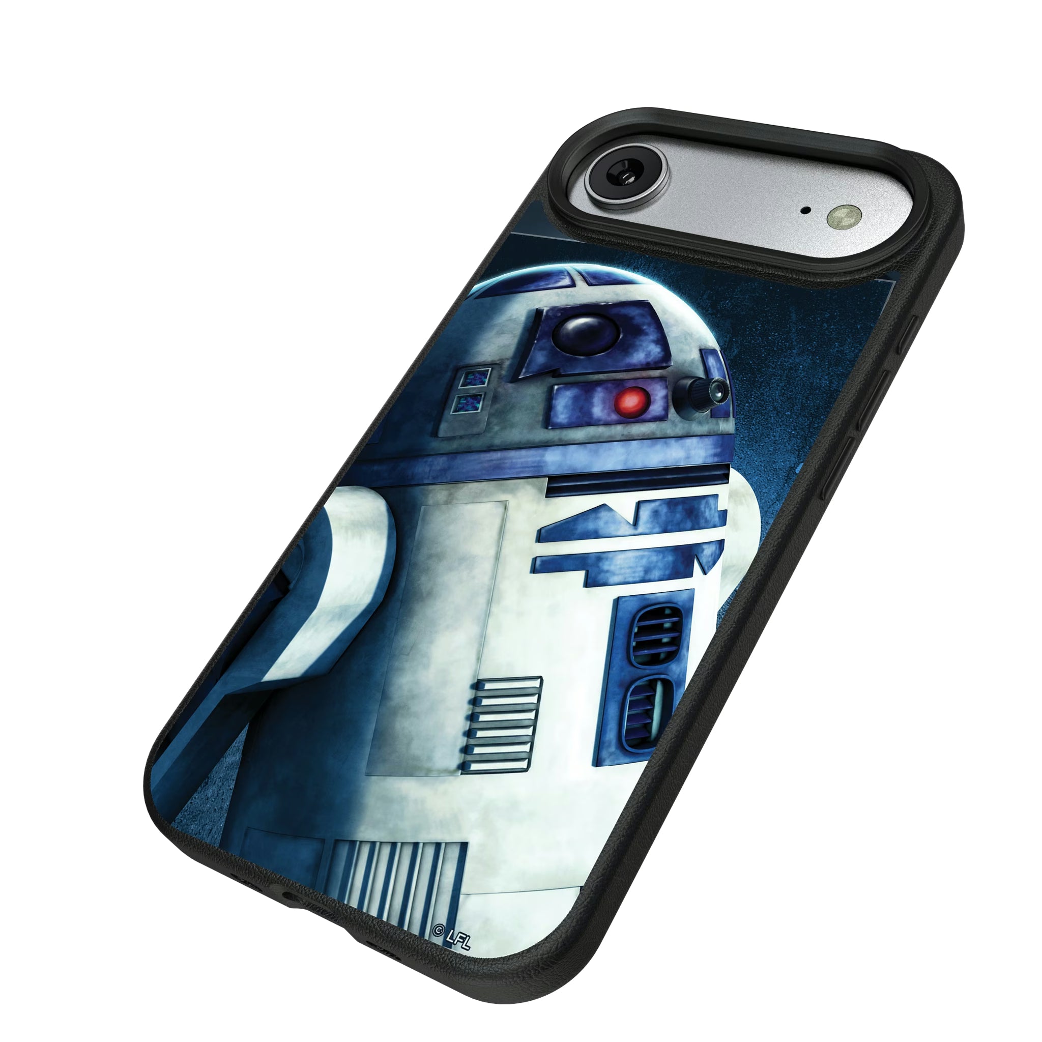 Star Wars R2-D2 Portrait iPhone MagSafe Compatible Phone Case for Apple iPhone - Isometric View#Device_iPhone Air