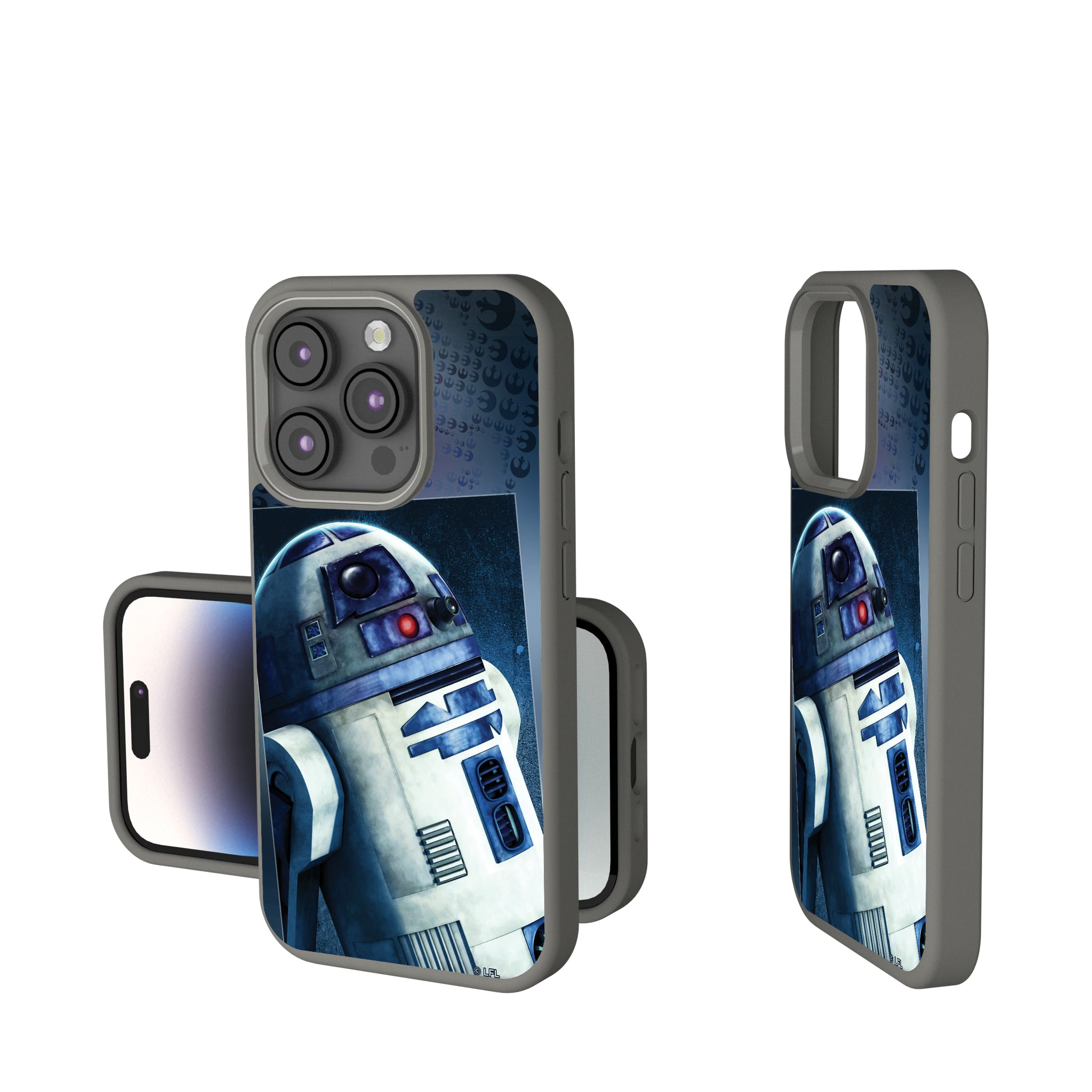 Star Wars R2-D2 Portrait iPhone Soft Touch Phone Case for Apple iPhone