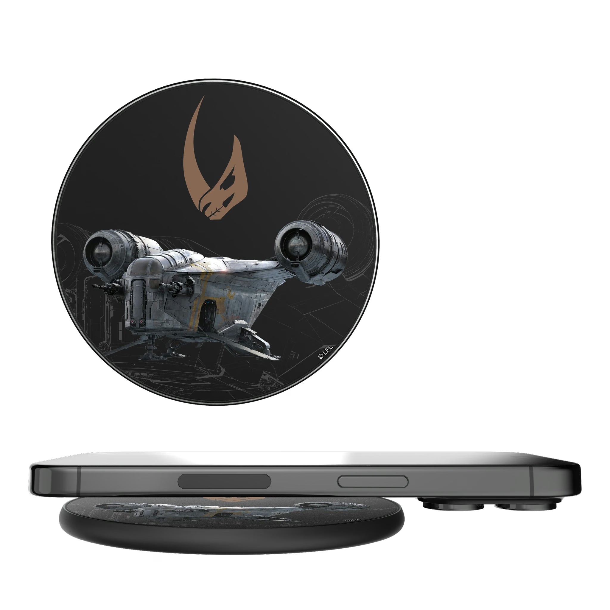 Star Wars Razor Crest FactionTech 15-Watt Wireless Charger